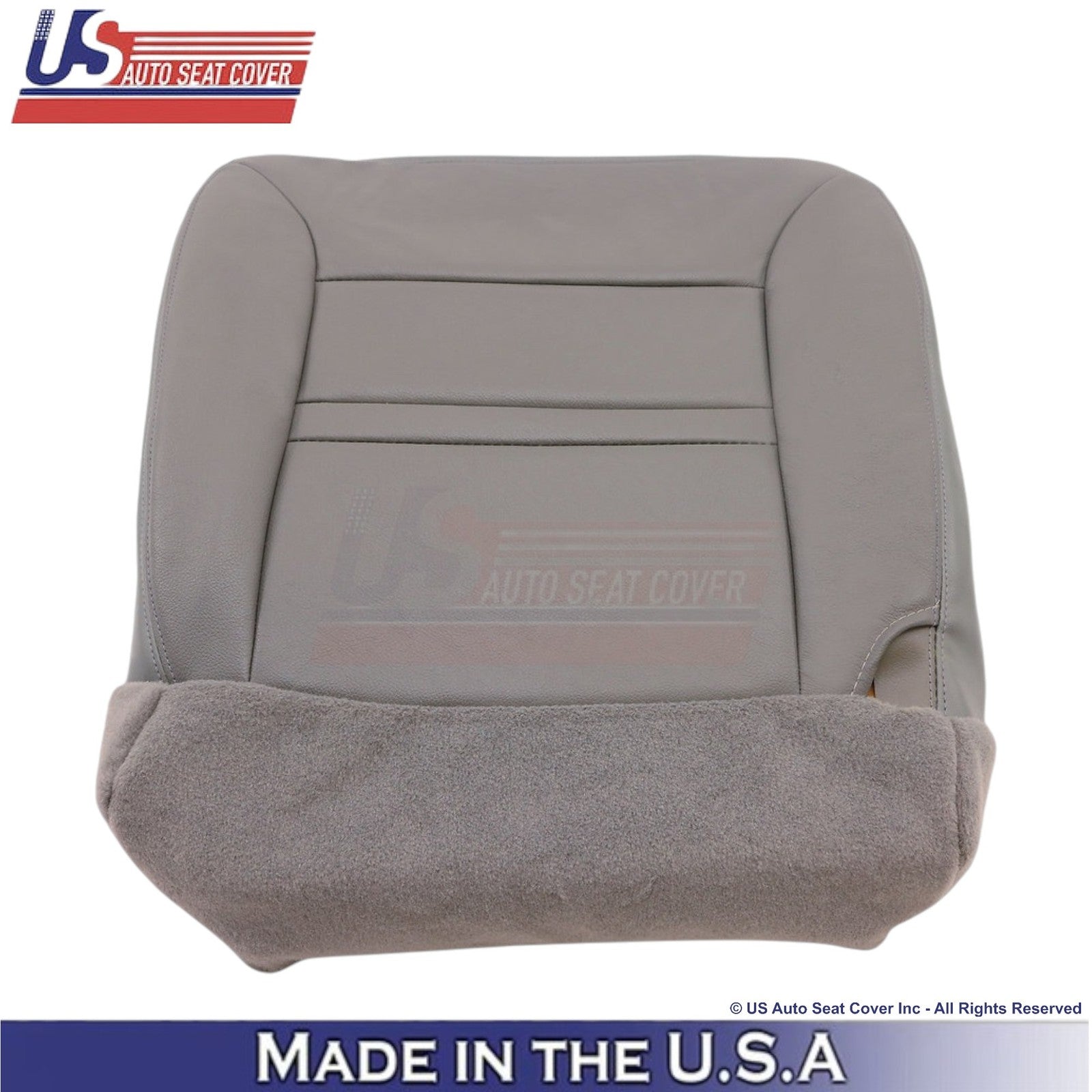 2000-2001 For Ford Excursion Genuine Leather Front w/Armrest Covers Med Graphite