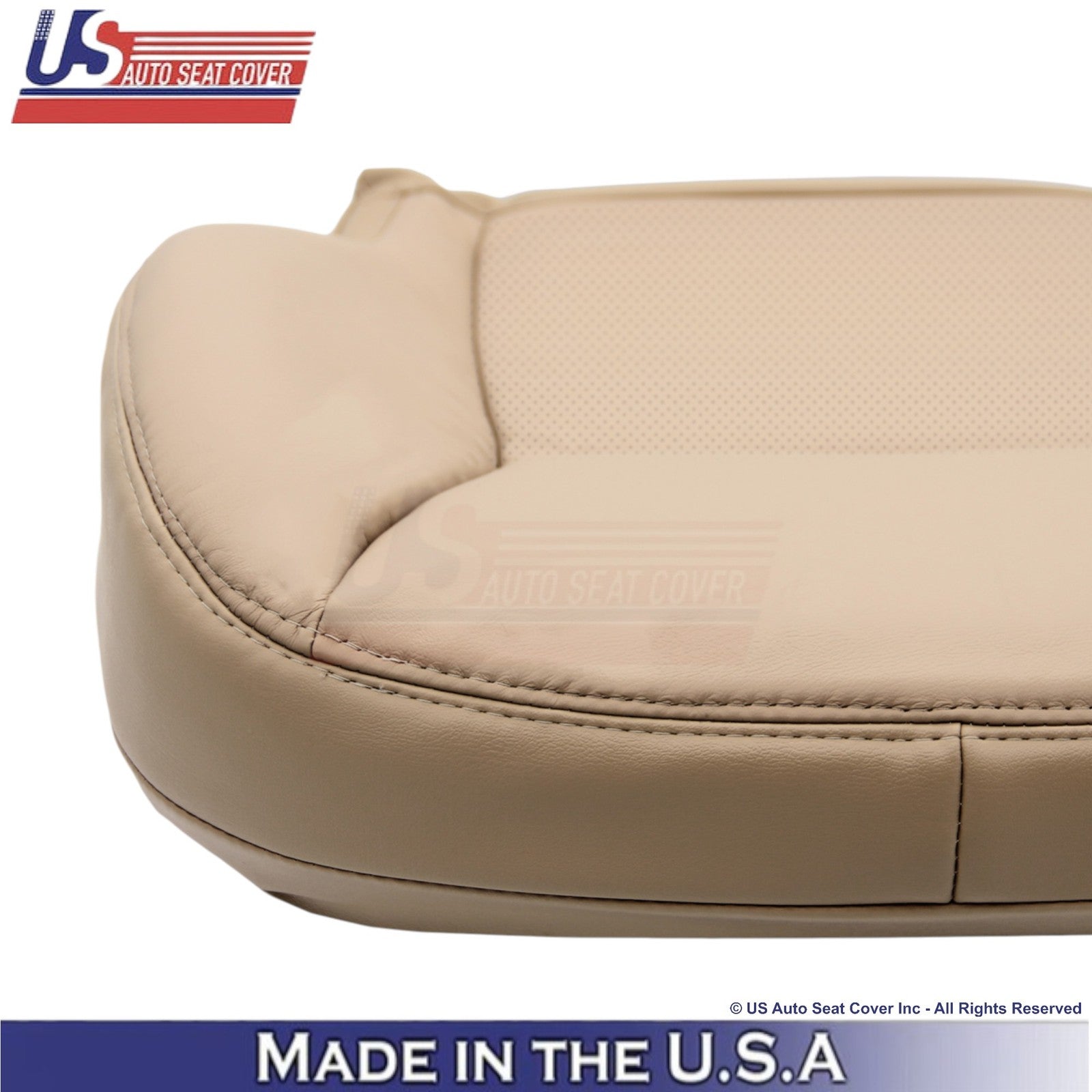 2002-06 For Mercedes-Benz S-Class Leatherette Half Perf Driver Bottom Cover Java