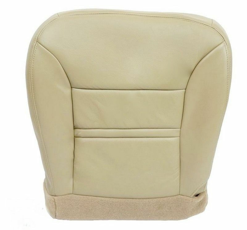 2000 2001 Ford Excursion Limited Driver Passenger Bottom Vinyl Seat Cover Tan