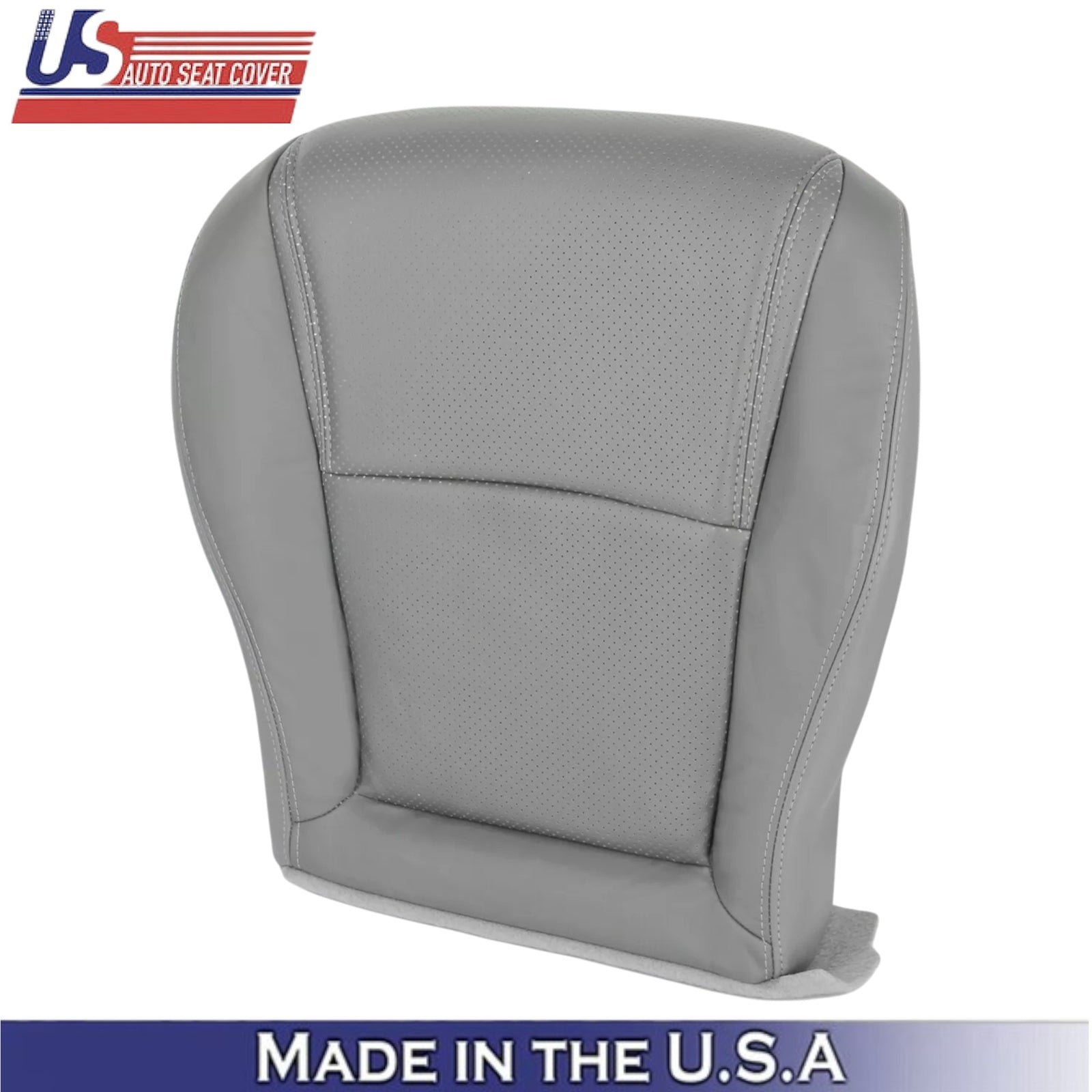 2003-2005 For Honda Pilot Leatherette Driver Bottom Seat Cover Olive Gray