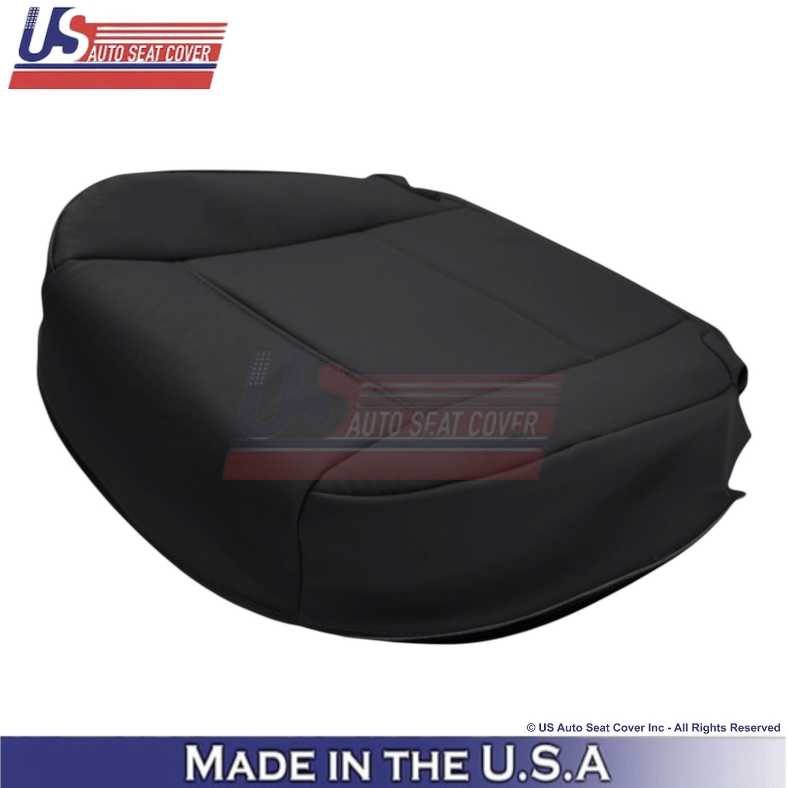 1998-2005 For BMW 3 Series E46 Genuine Leather Driver Bottom Seat Cover Black