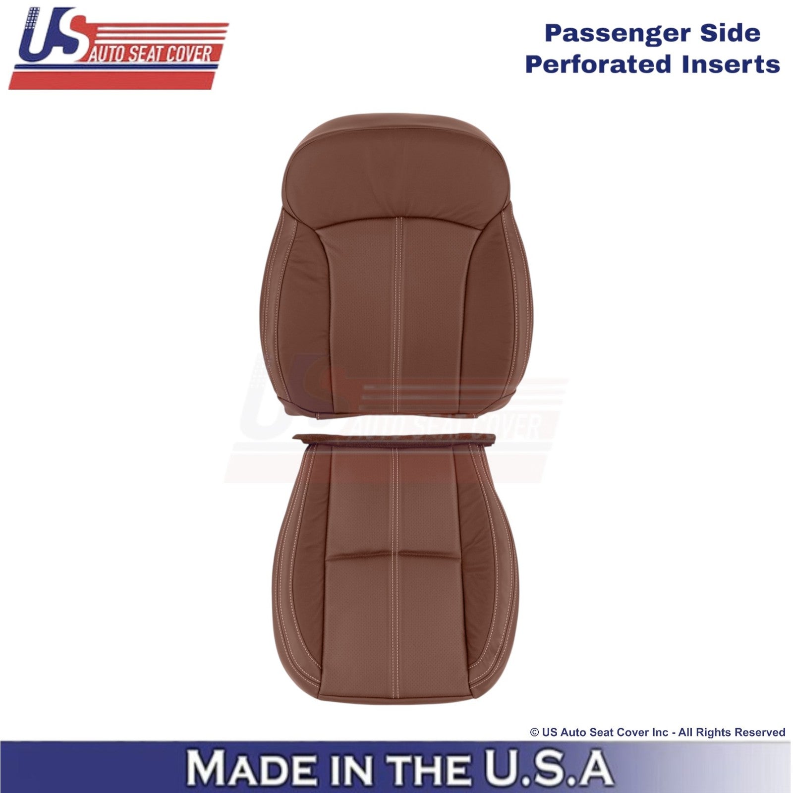 2017-2018 Fits Subaru Forester Touring Leather Front Passenger Covers Saddle