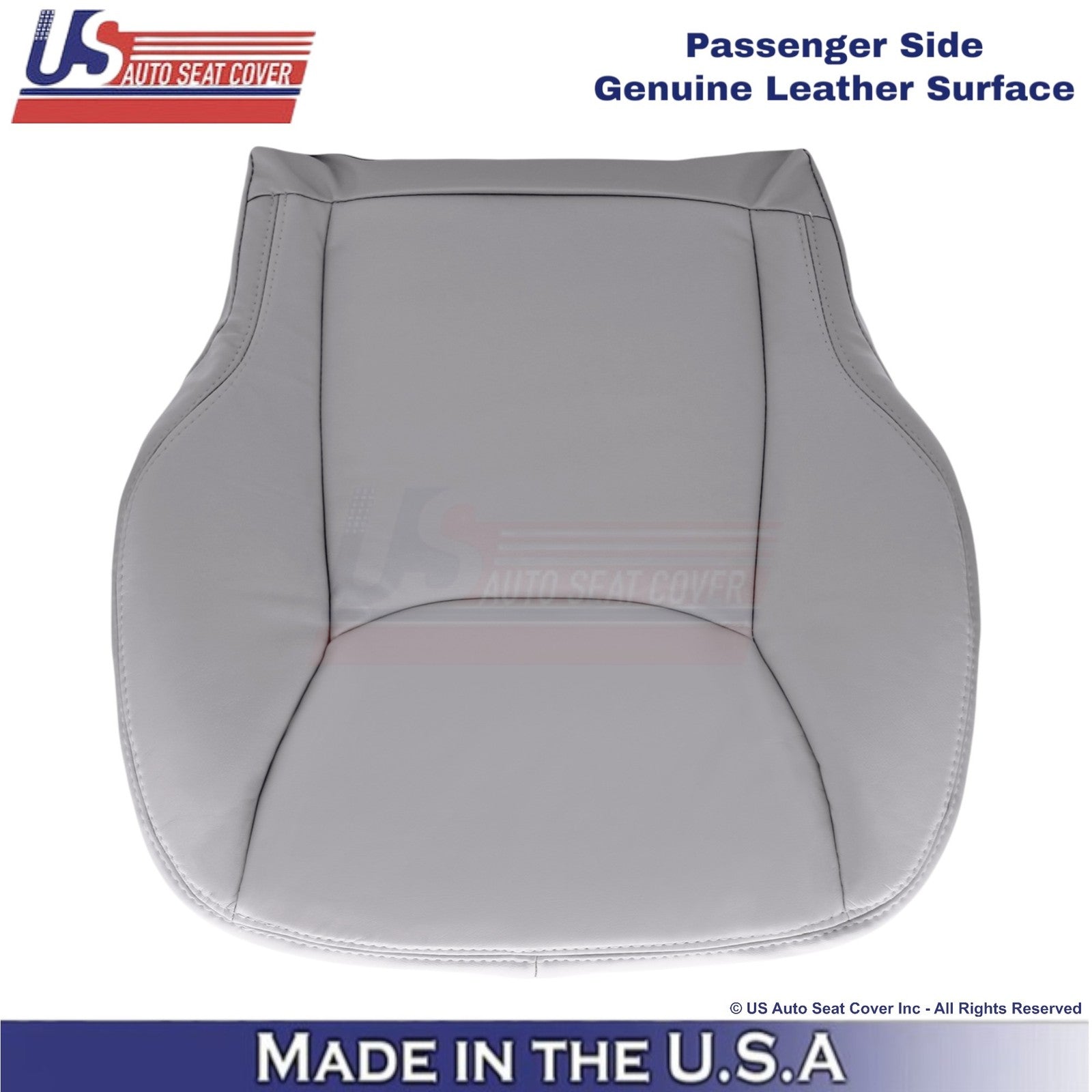 1999-2006 Fits Mercedes-Benz S-Class Genuine Leather Passenger Bottom Cover Gray