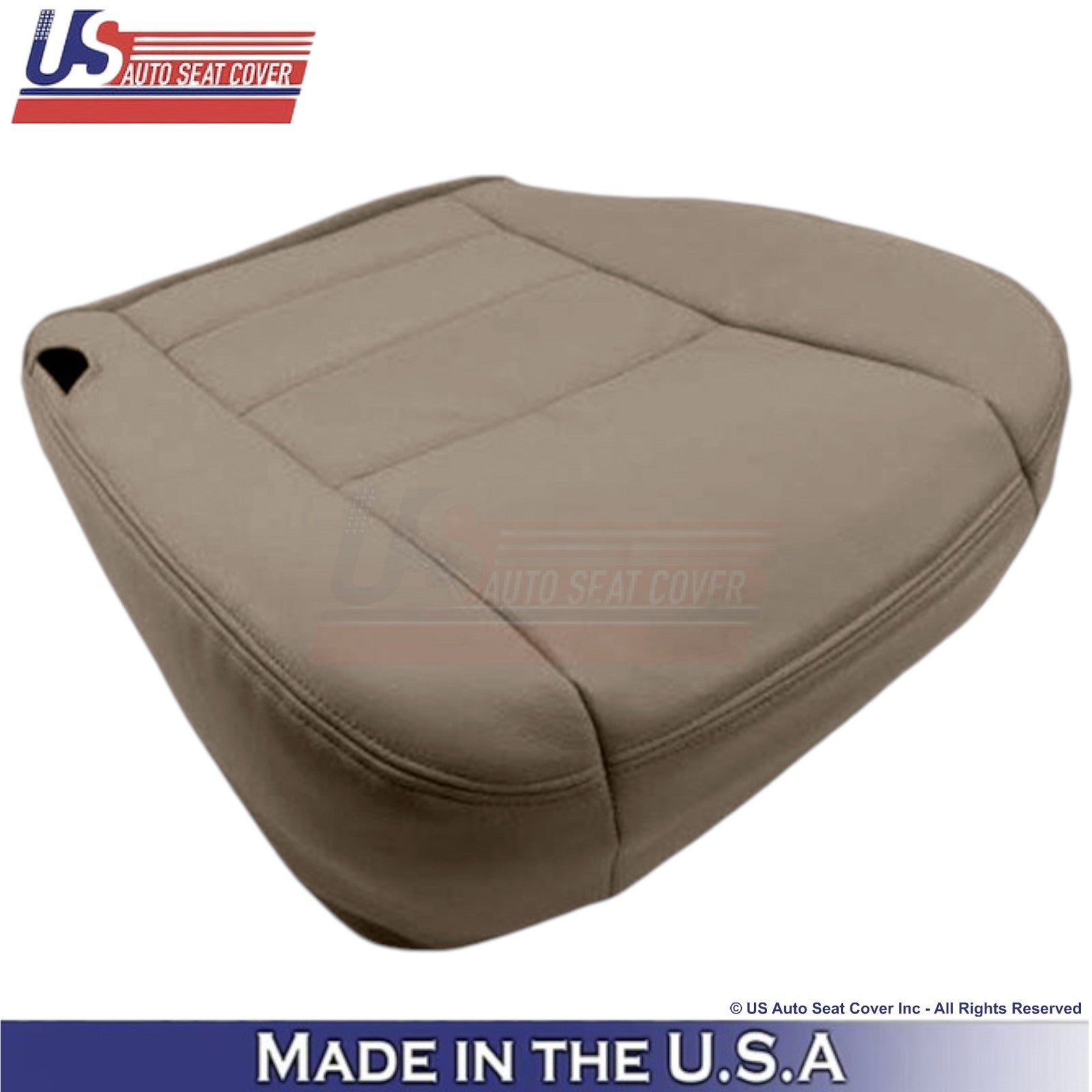 2003-2004 Fits Ford F250 F350 Lariat Leather Front OEM Replacement Covers Tan