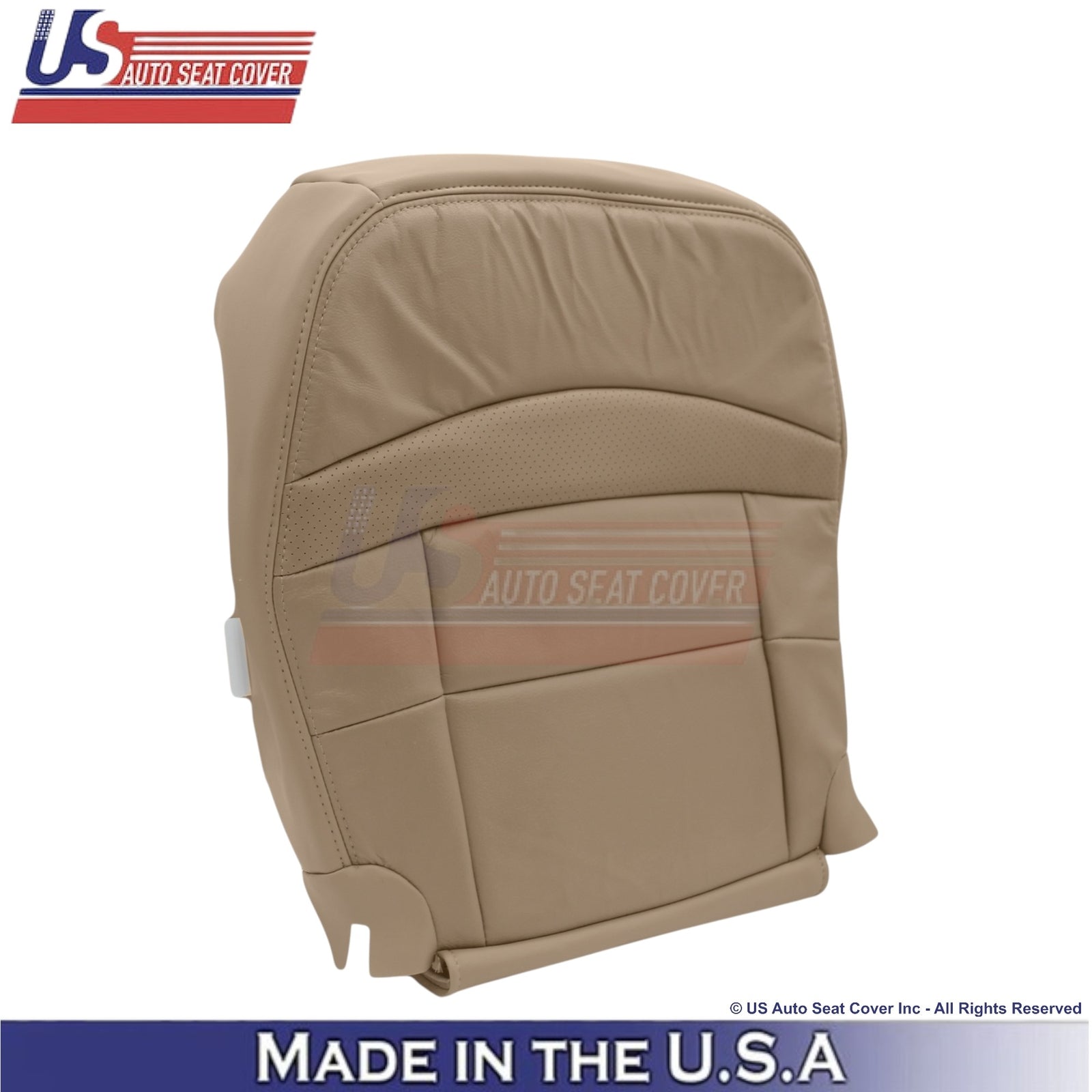 1995-2001 For Ford Explorer Limited Leather Front Seat Covers Medium Prairie Tan