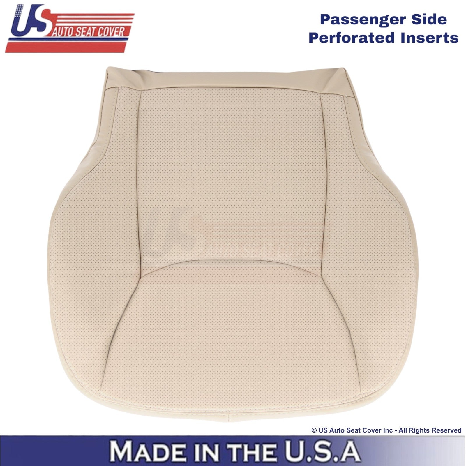 2003-2006 Fits Mercedes-Benz S Leatherette Perf. Passenger Bottom Cover Pebble