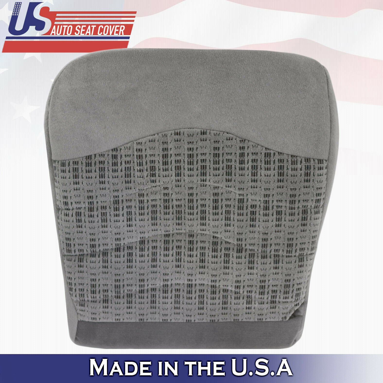2000 For Ford F250 F350 F450 F550 XLT Driver Top & Bottom Cloth Seat Covers Gray