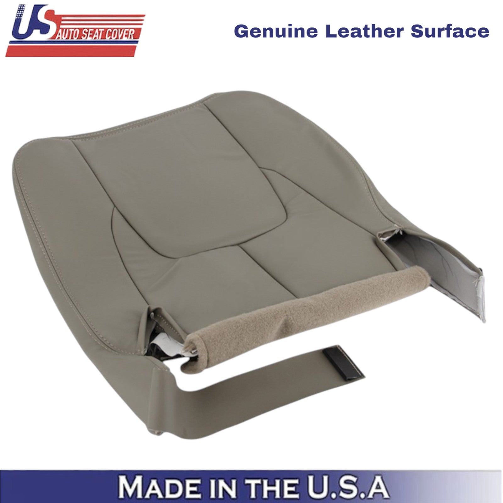 2002-2003 For Dodge Ram 1500 2500 Laramie Leather Passenger Side Covers Taupe