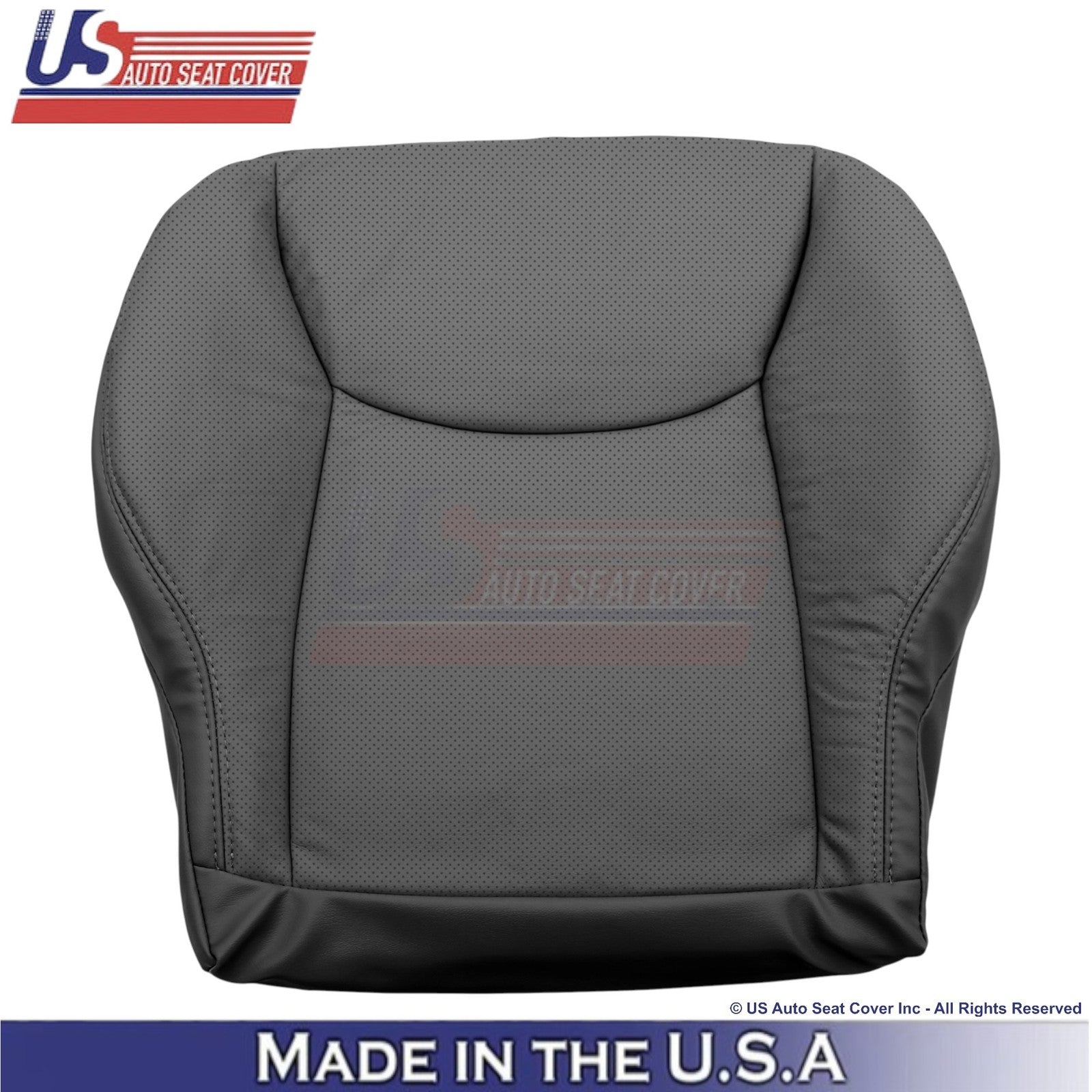 2000-2006 Fits Mercedes-Benz S Leatherette Perf. Passenger Bottom Cover Charcoal