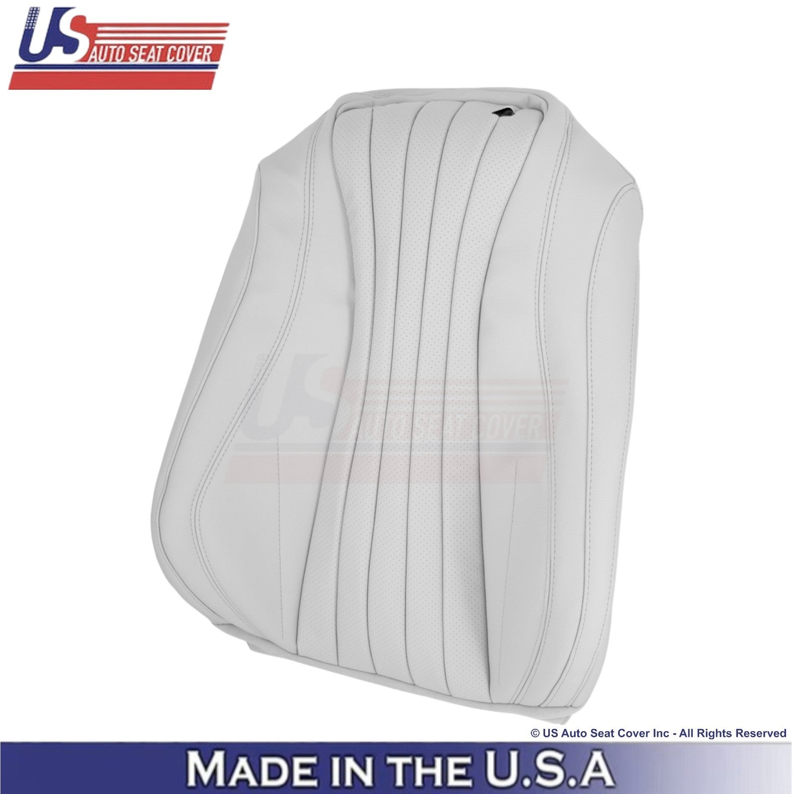 2019-2023 Fits Mercedes Benz E-Class Genuine Leather Driver Top Seat Cover White