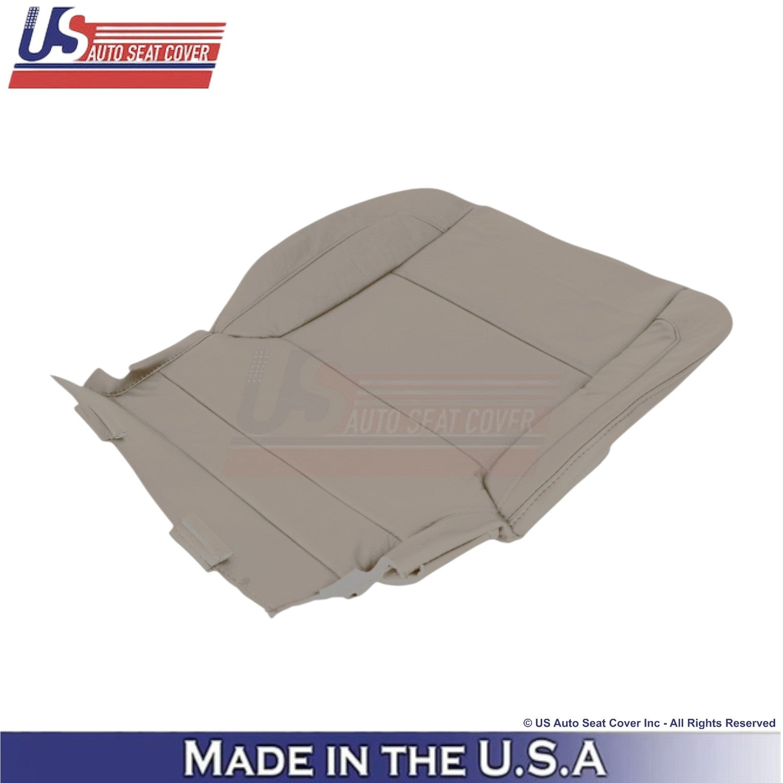 2014-2019 For Chevy Silverado 1500 LT LS Leatherette Front Seat Covers Dune Tan
