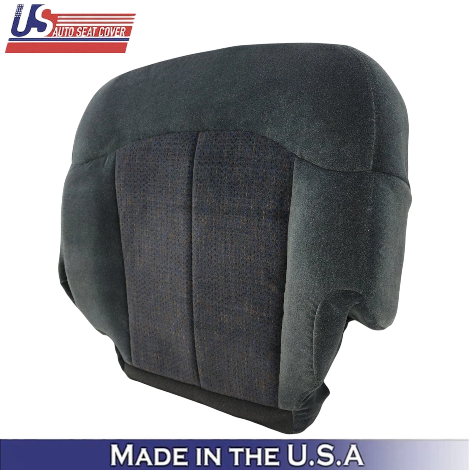 1999-2002 For Chevy Silverado 1500 2500 Cloth Driver Bottom Seat Cover Dk. Gray