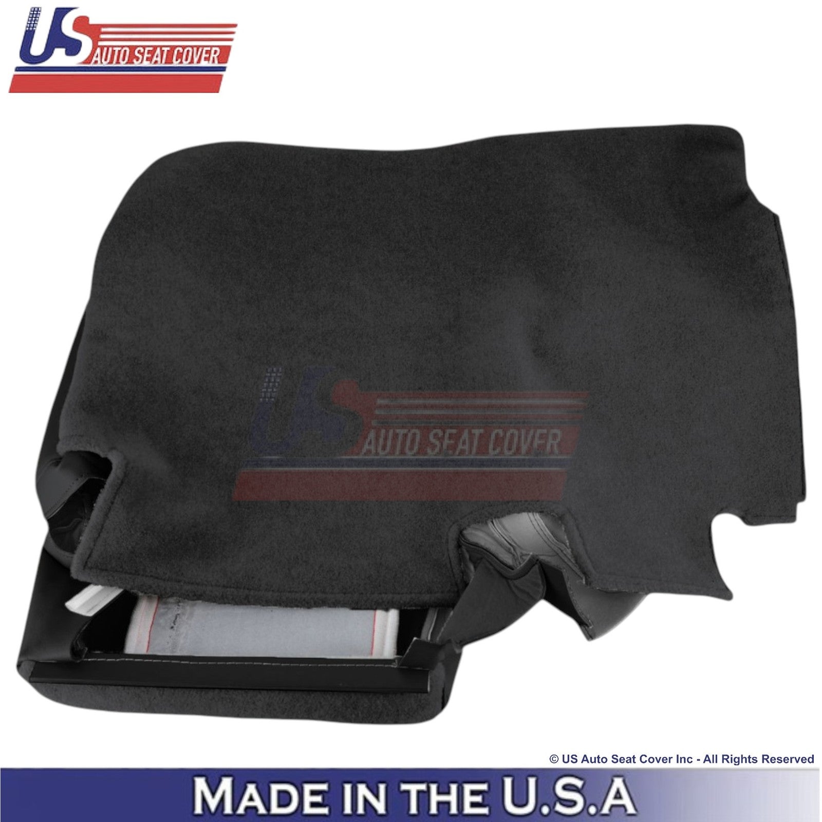2011-2015 For Ford Explorer 2nd Row Driver Side Top Leather Seat Cover Black