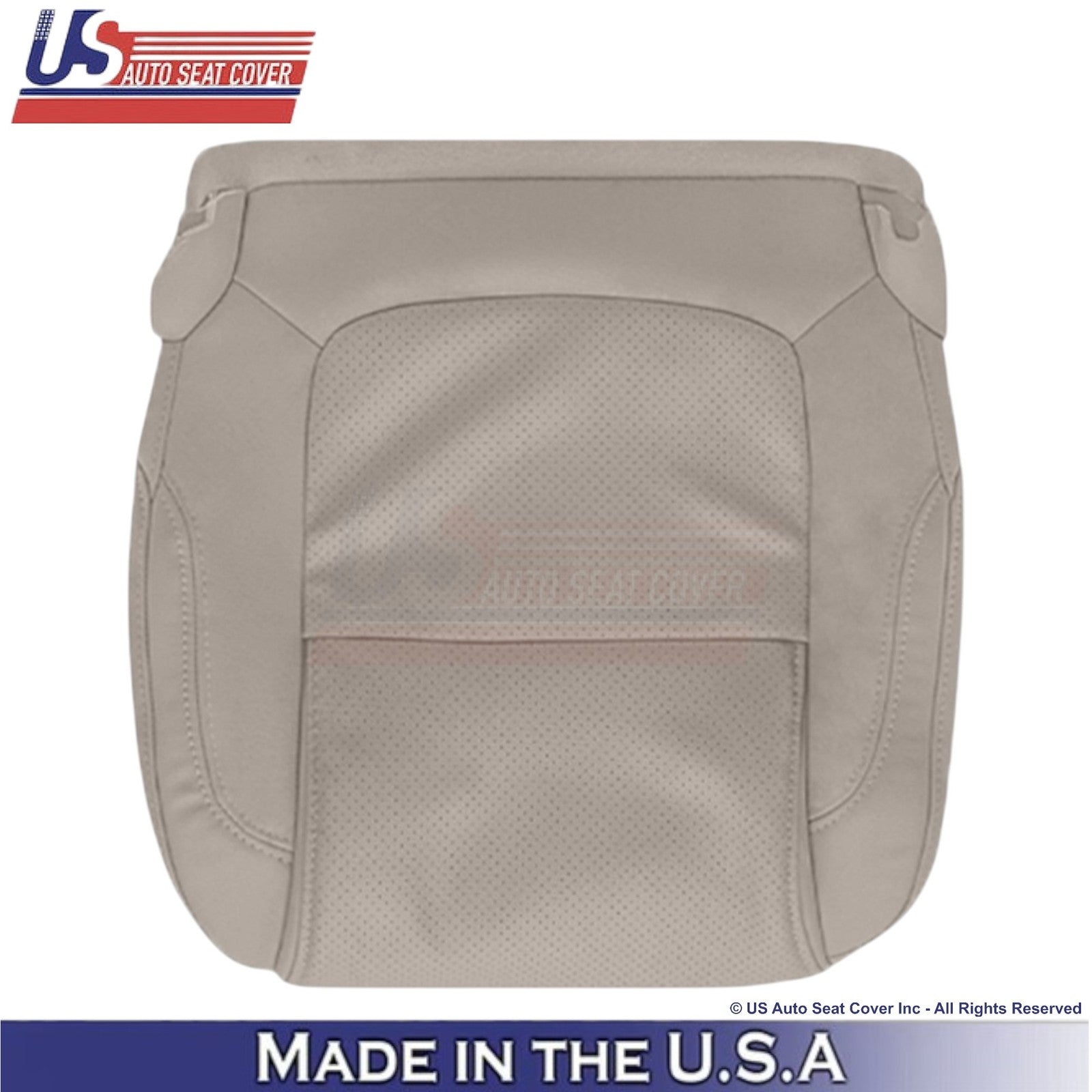 2011-2015 For Ford Explorer 2nd Row Leather Seat Covers Med. Light Stone
