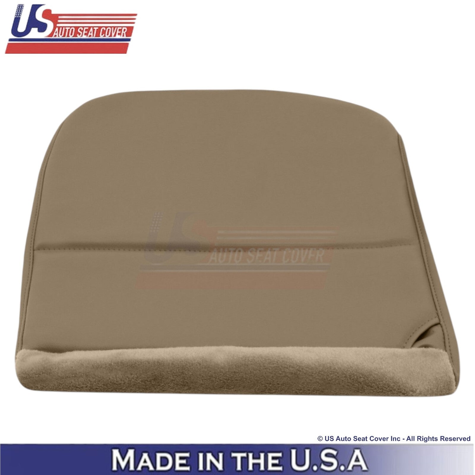 2008-2010 Fits Ford F-250 XL Leatherette Driver Bottom Replacement Cover Camel