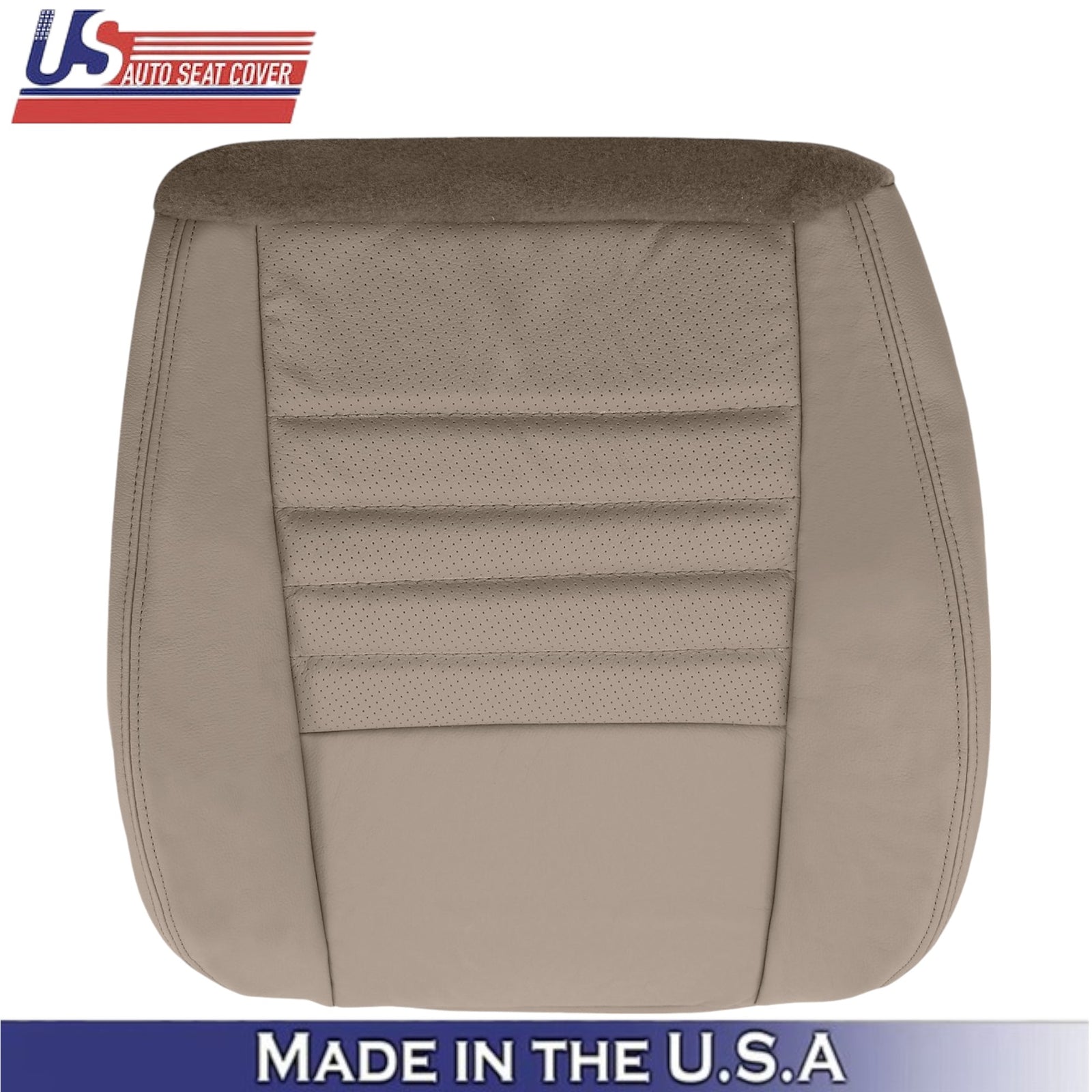 1999-2004 For Ford Mustang GT Leatherette Driver Bottom Cover Medium Parchment