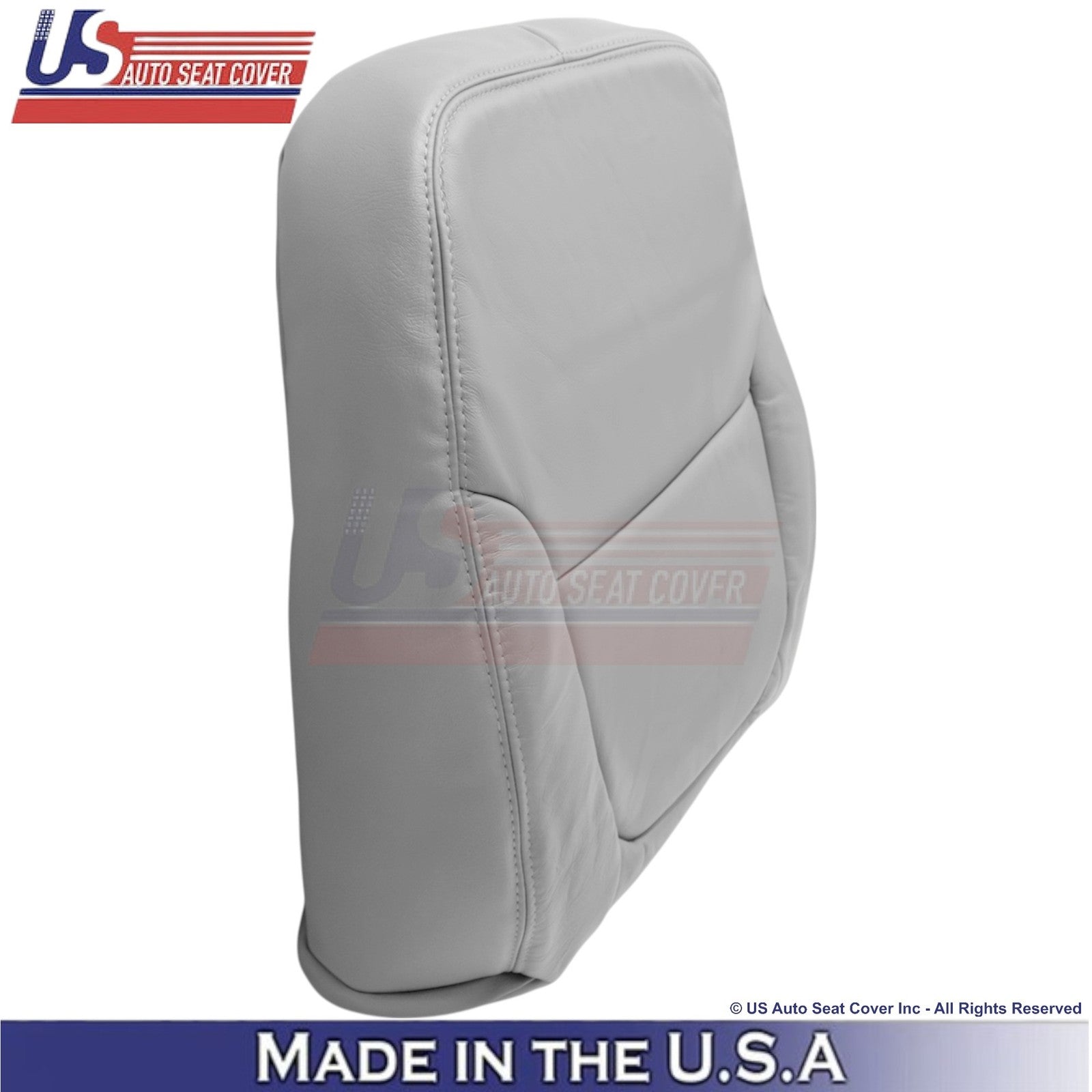 2001-2004 Fits Toyota Tundra Front Genuine Leather Seat Covers Light Charcoal