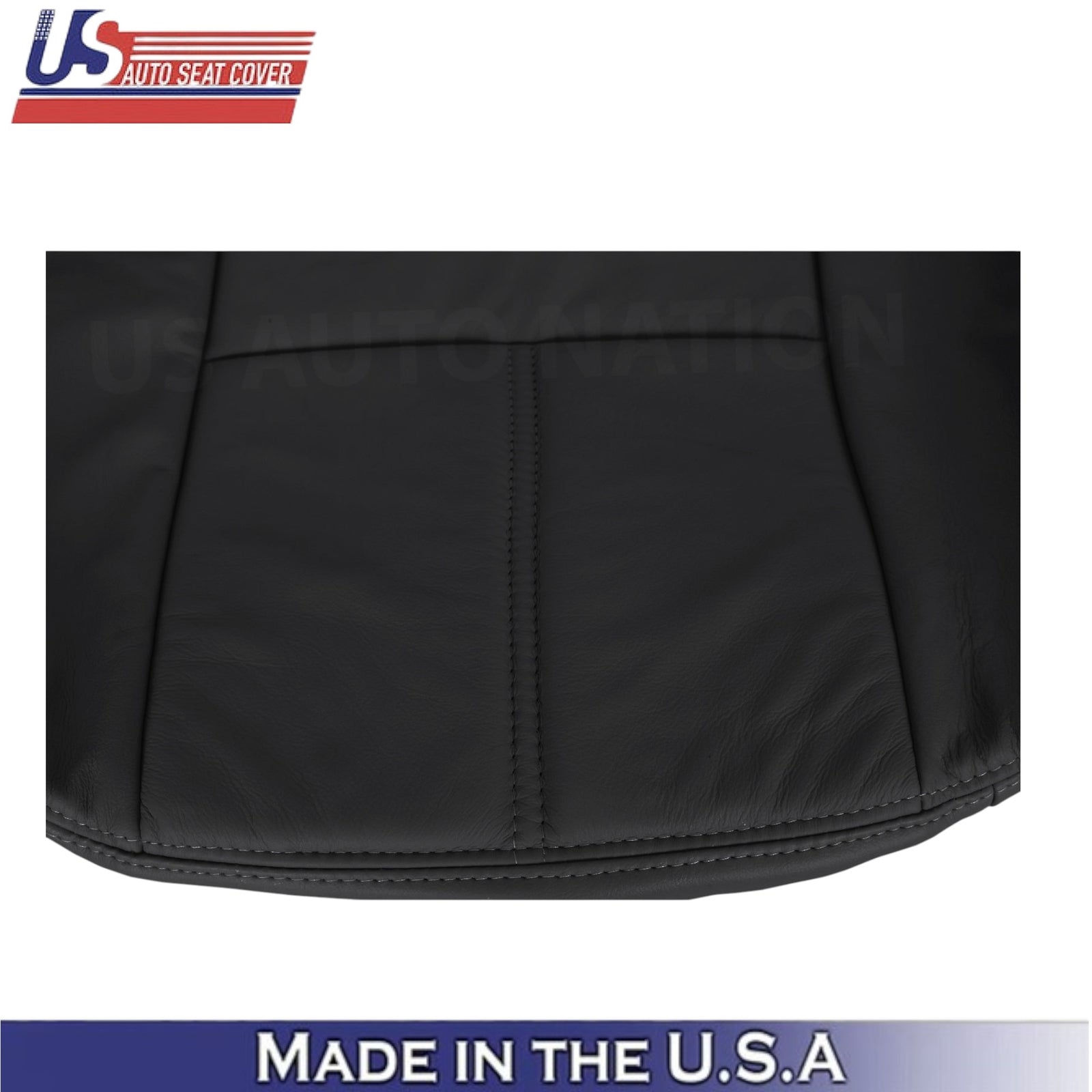 2008-2010 For Ford F250 Lariat Leatherette Front Bottom Covers Charcoal Black