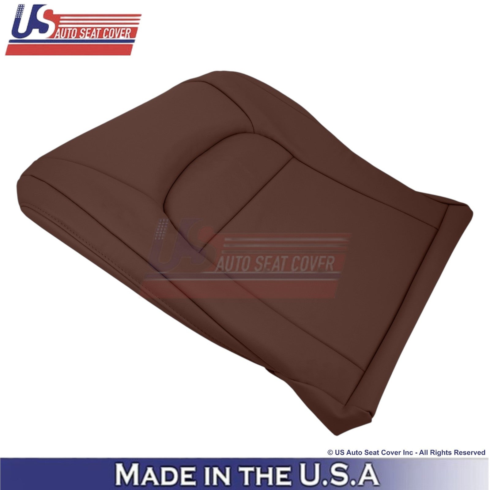 2008-2021 For Toyota Land Cruiser Leatherette Front Bottom Seat Covers Brown