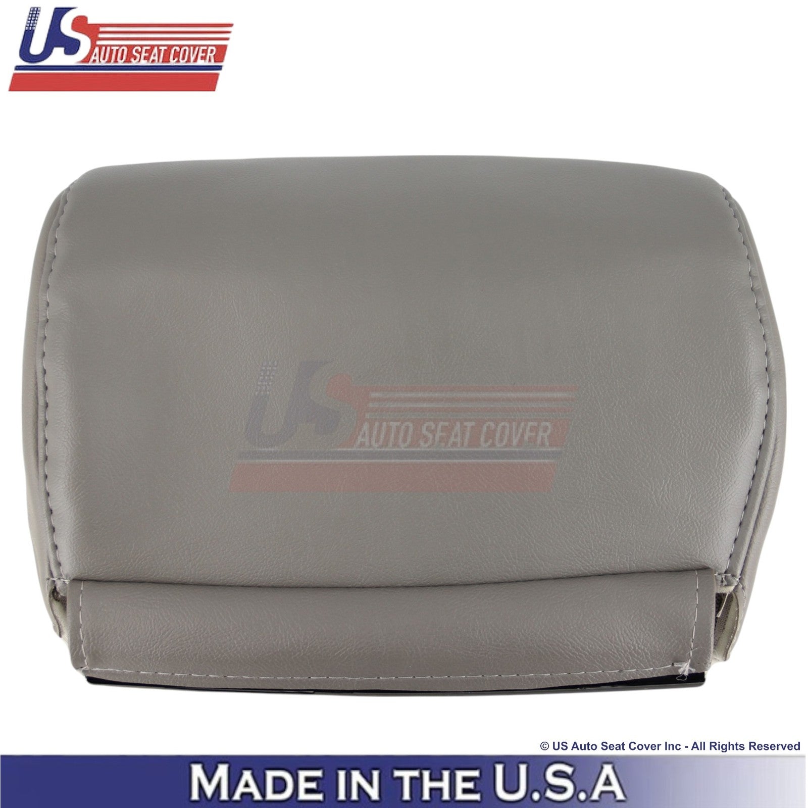 1994-1996 Fits Chevy Impala SS Passenger Headrest Leatherette Cover Medium Gray