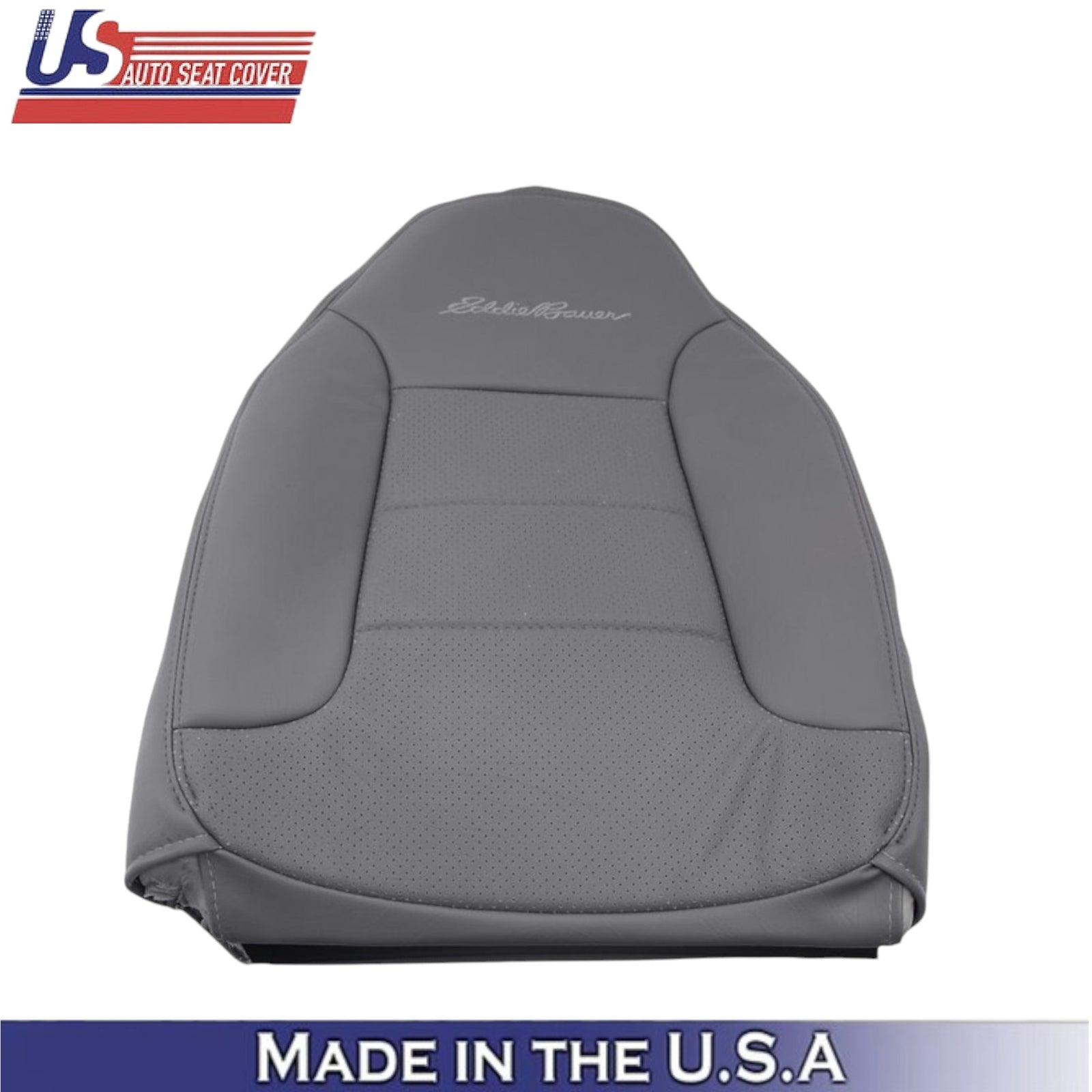 1992-1996 For Ford Bronco Eddie Bauer Leatherette Driver Side Covers Dark Gray