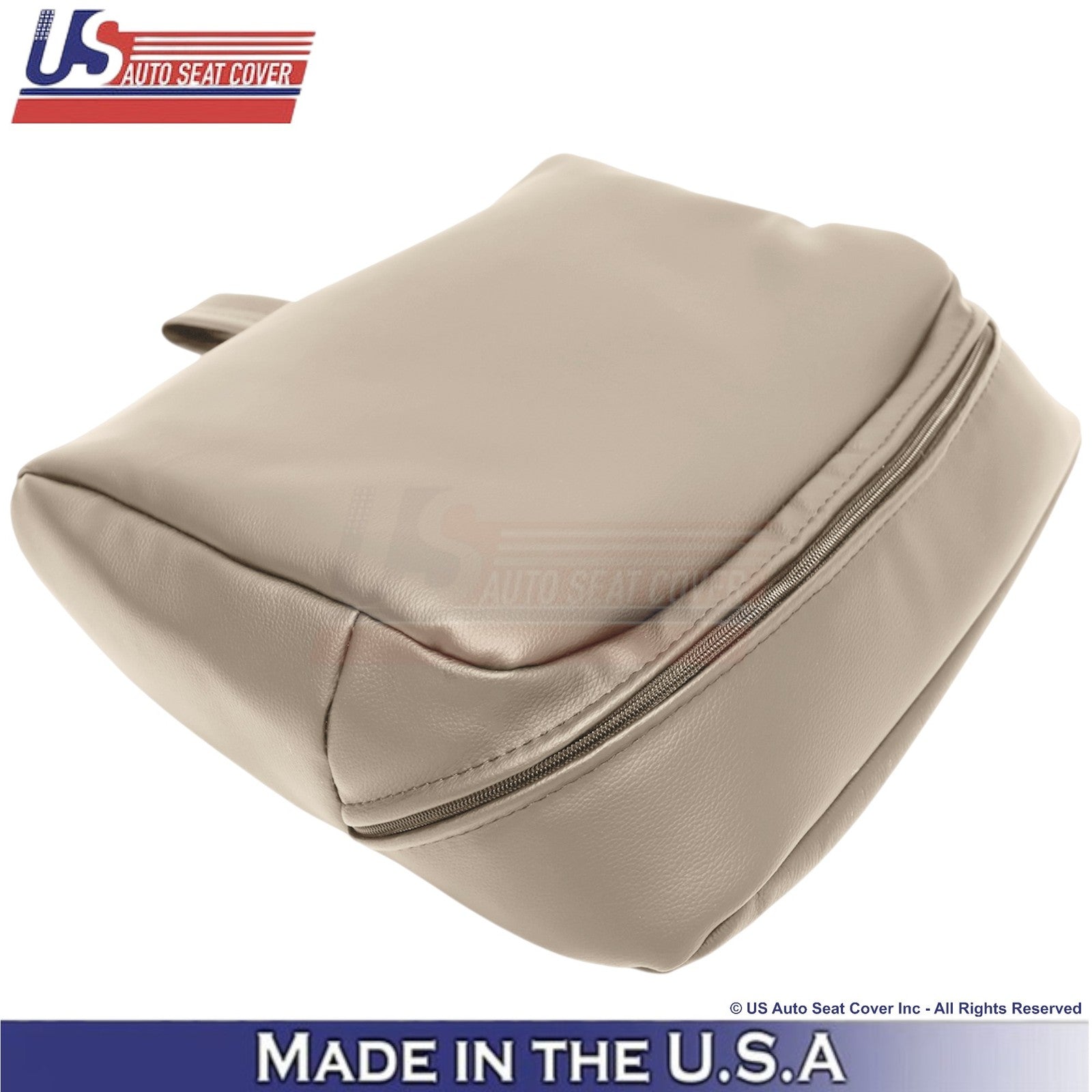 2002-2003 Fits Ford F250 F350 Lariat Leather Perforated Rear Top Seat Covers Tan