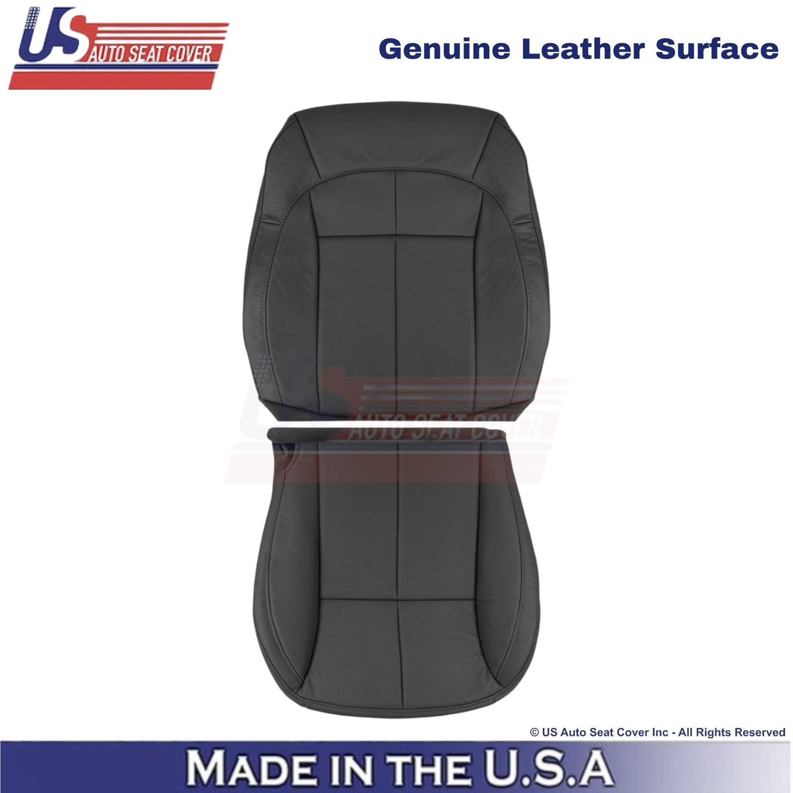 2001-2004 For Jeep Grand Cherokee Genuine Leather Front Covers Dark Slate Gray