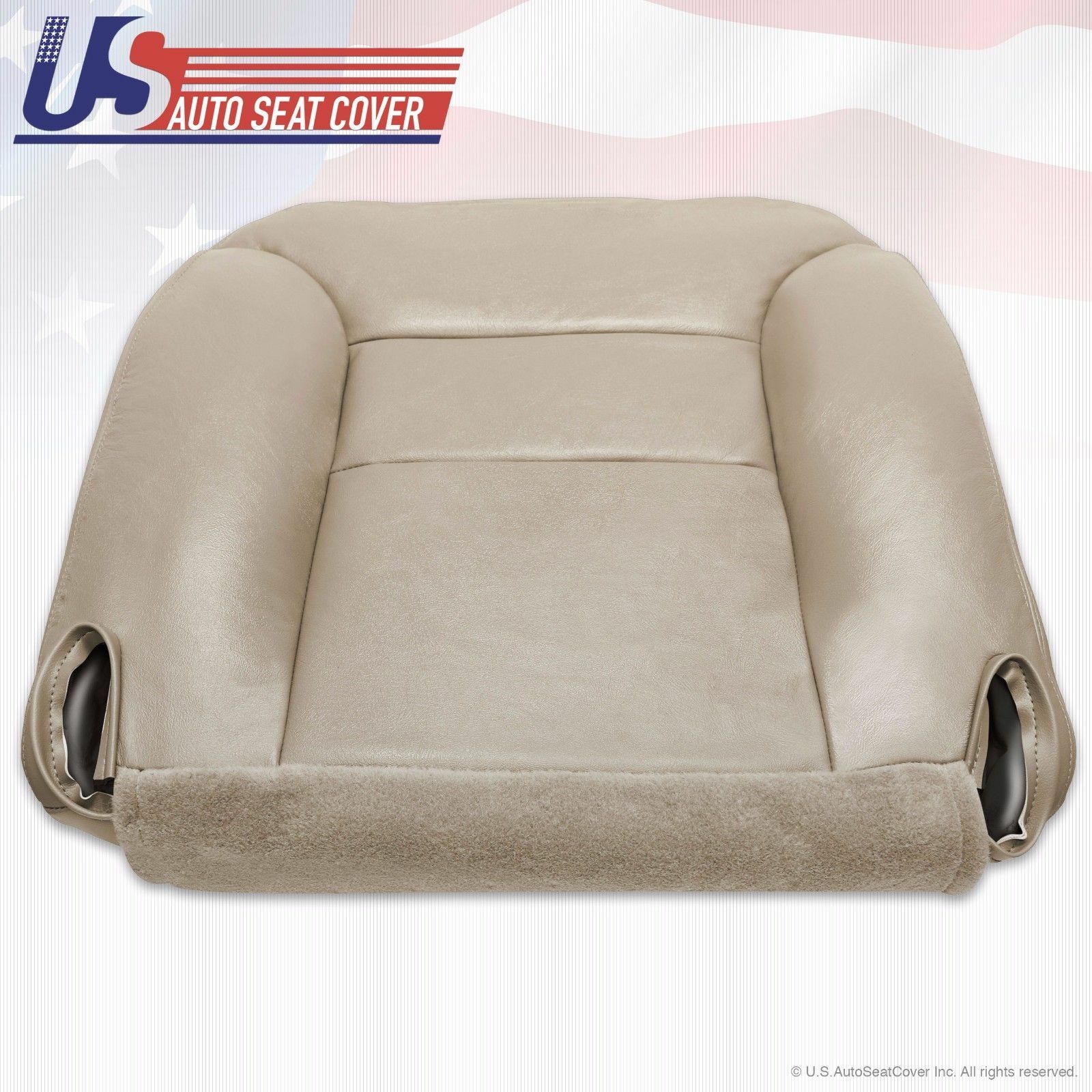 1997 1998 Chevy Tahoe LT LS Leather Seat Cover TAN - Driver Bottom Replacement