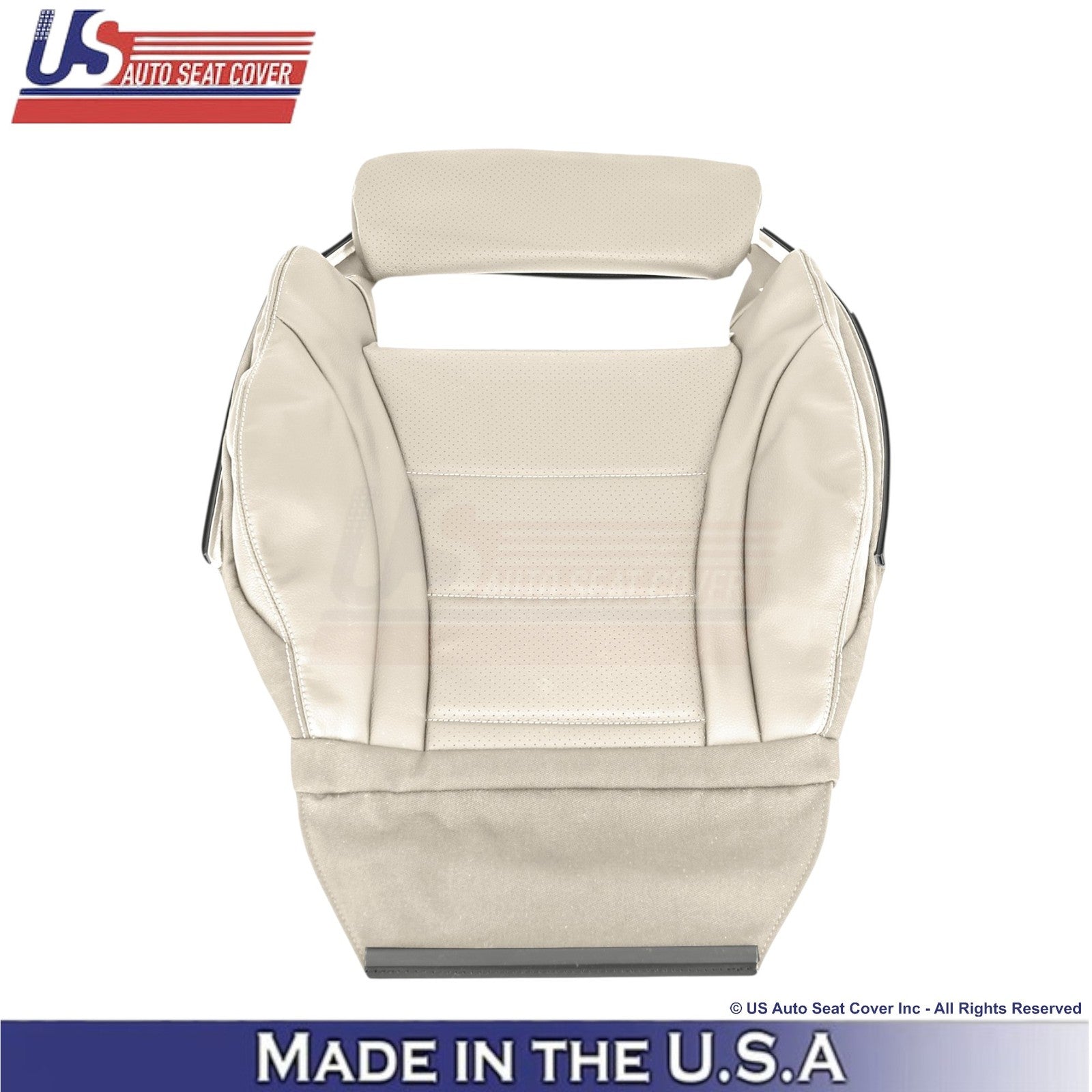 2016-2021 For Mercedes Benz GLC Class Leather Front Bottom Covers Silk Beige