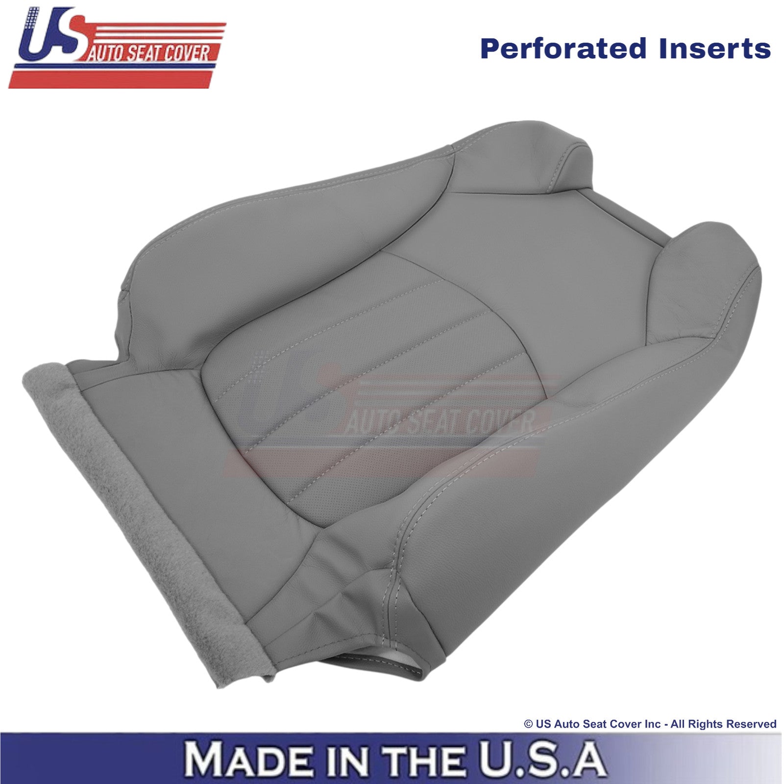2013-2017 For Buick Enclave Leatherette Driver Top Replacement Cover Titanium