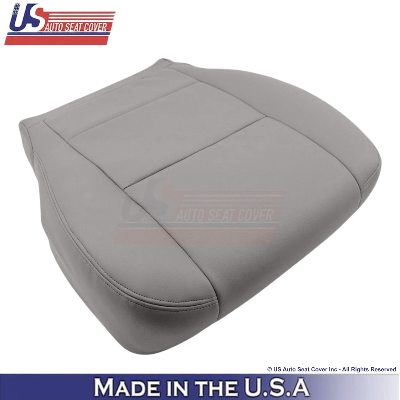 2000-2004 Fits Toyota Tundra Genuine Leather Front Replacement Covers Charcoal