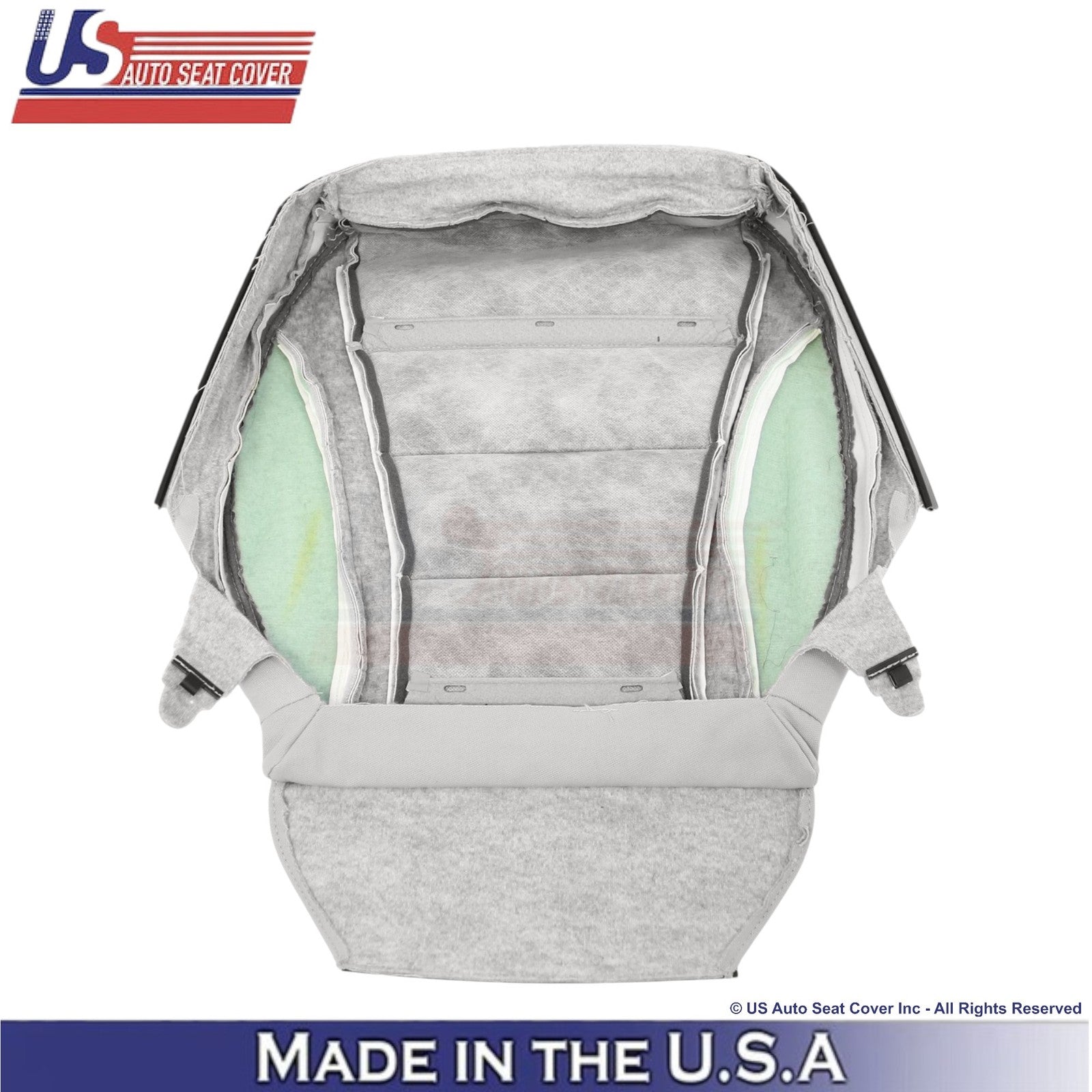 2016-2021 For Mercedes Benz GLC Class Leather Passenger Seat Covers Light Gray