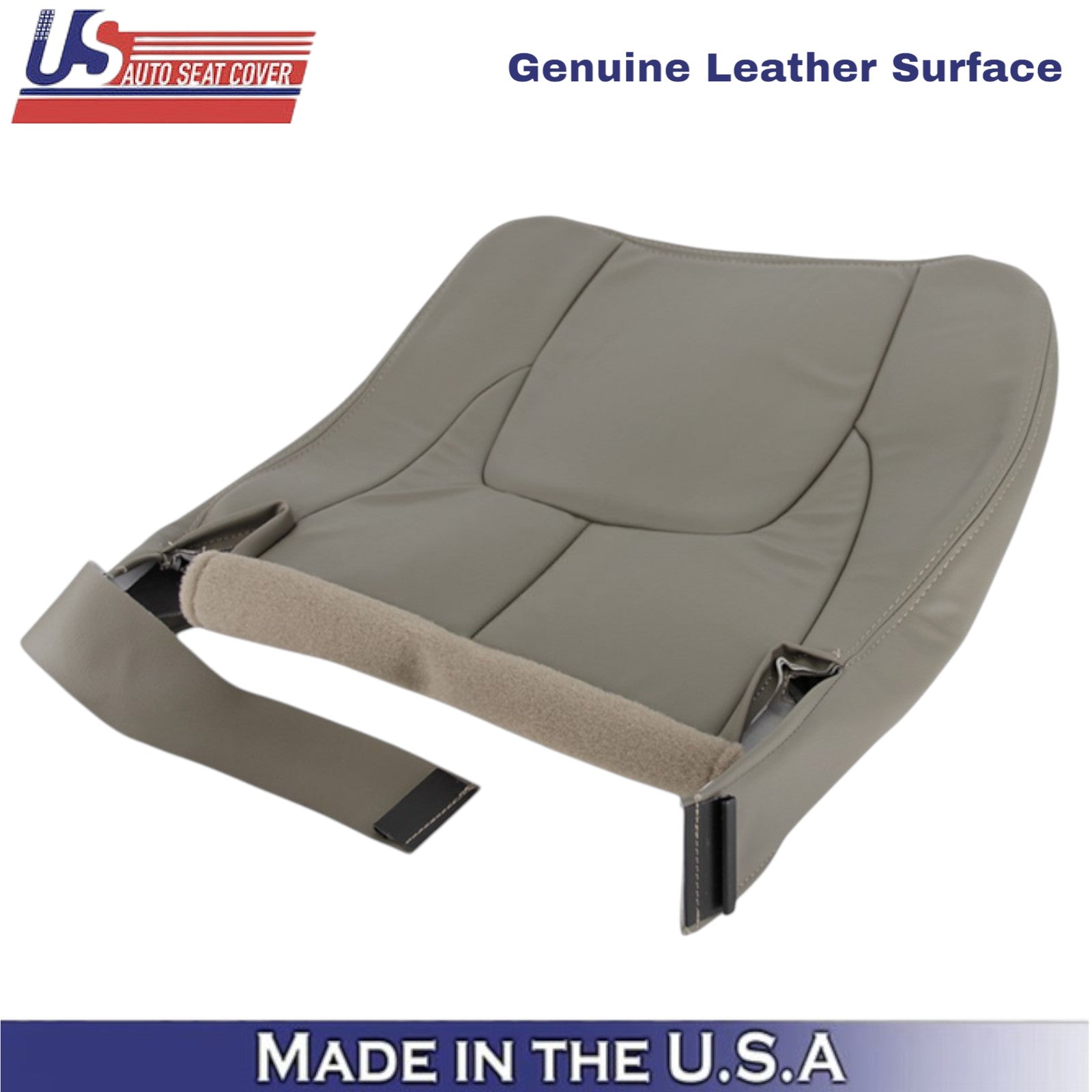 2002-2003 For Dodge Ram 1500 2500 Laramie Leather Driver Side Seat Covers Taupe