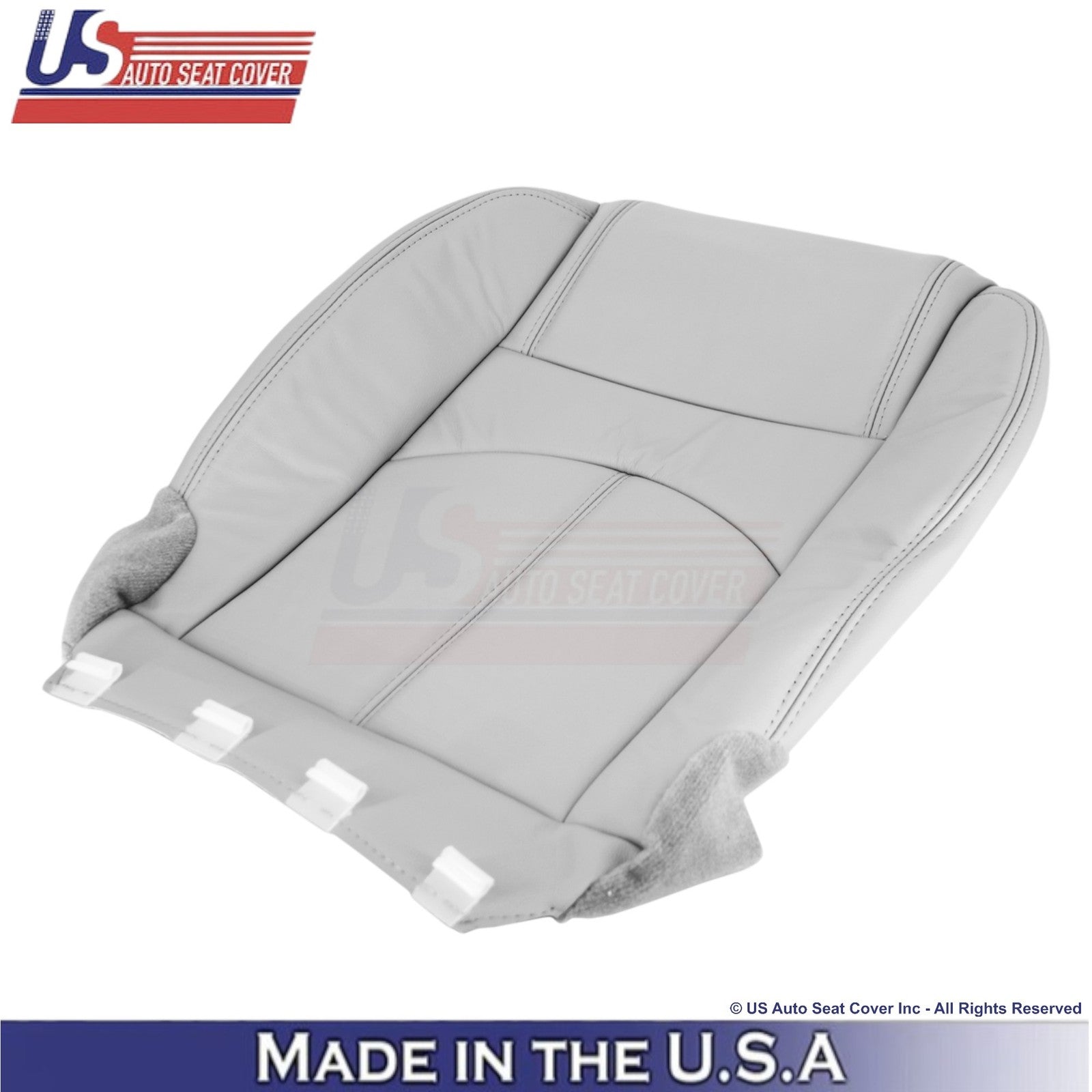 2013-2017 Fits Chevy Traverse Leatherette Front Bottom Seat Covers Lt. Titanium