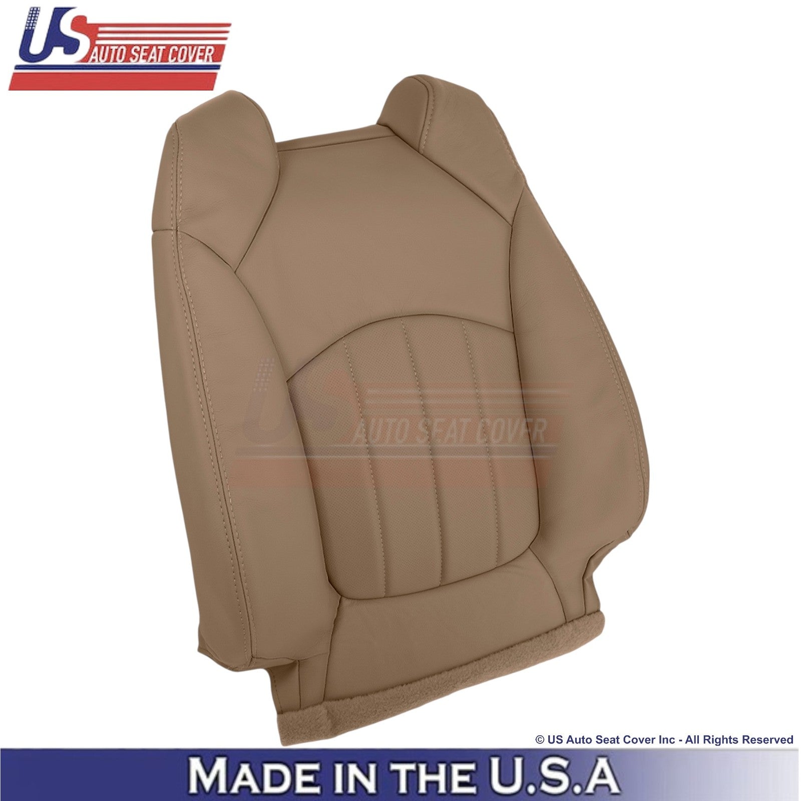 2013-2017 For Buick Enclave Leatherette Passenger Top Seat Cover Choccachino