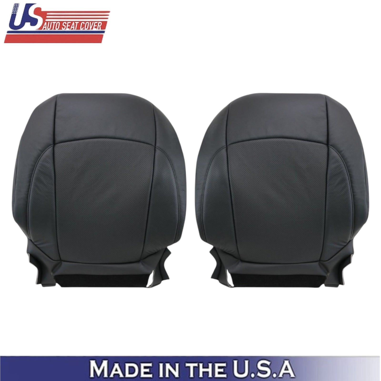 2007-2012 For Lexus ES350 Genuine Leather Front Top Replacement Covers Black