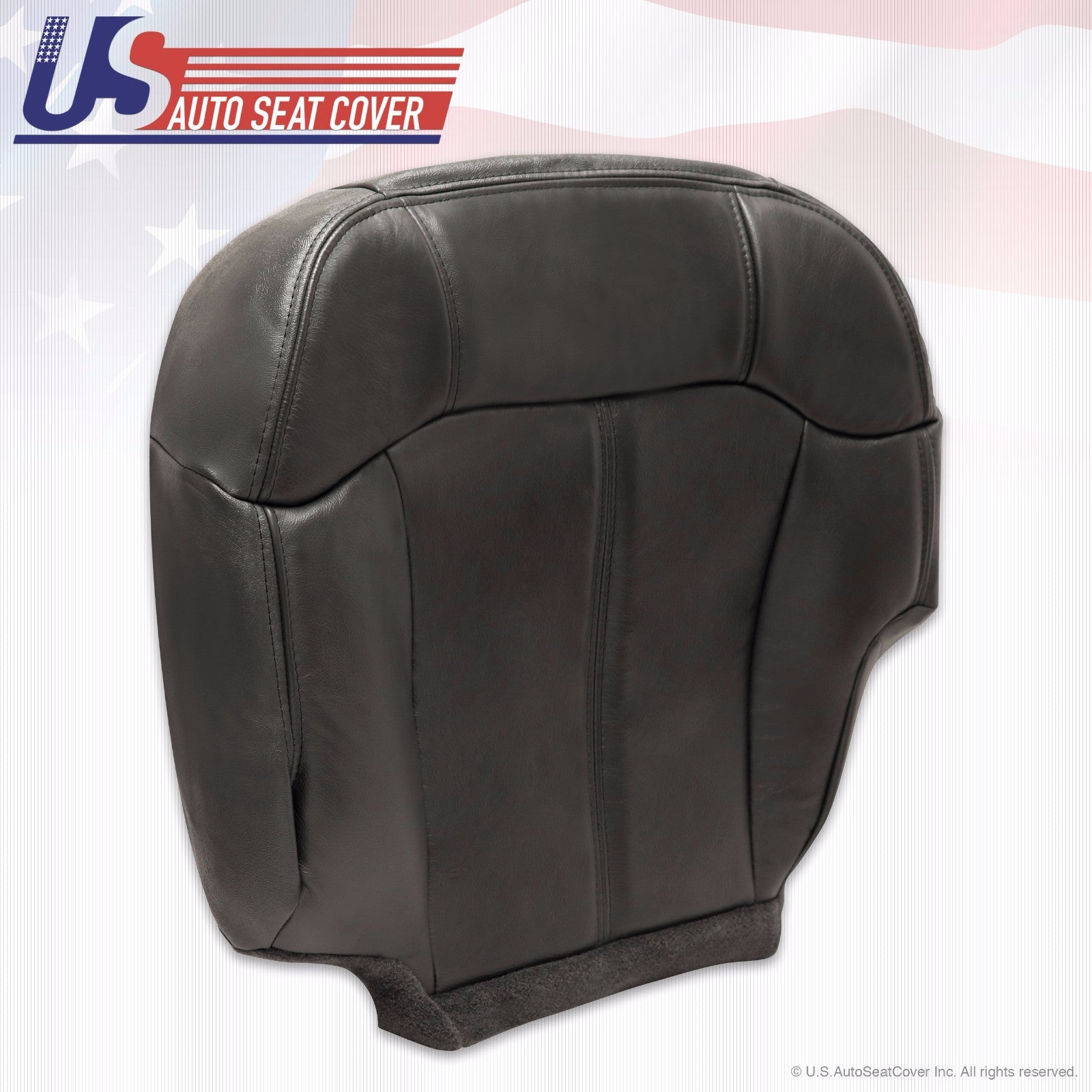 Driver Bottom Vinyl-Seat-Cover Graphite gray 1999 2000 2001 2002 Chevy Silverado