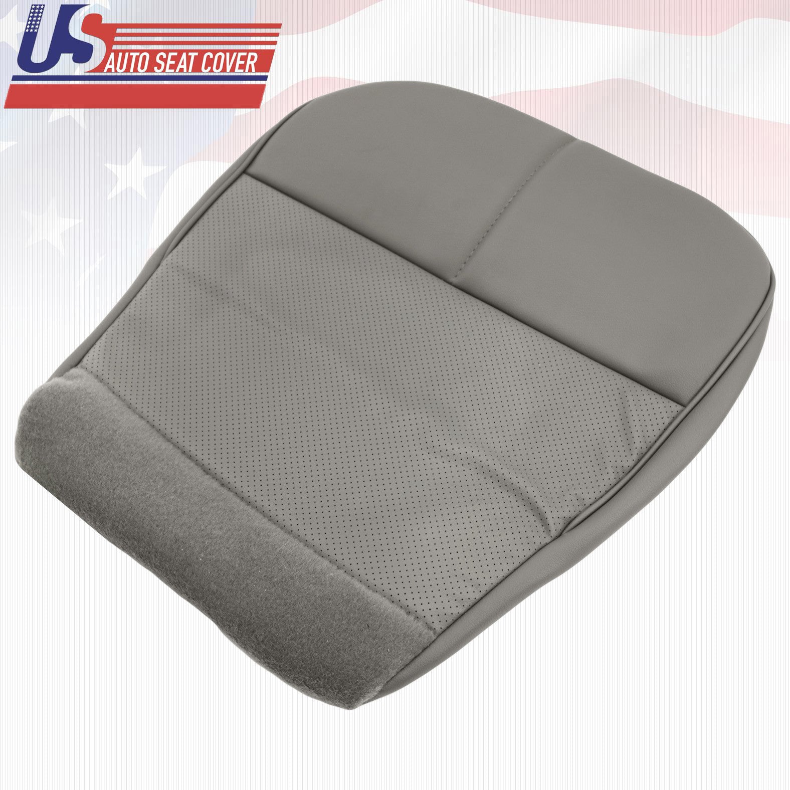 1992 1999 Ford E350 Cargo Van Driver Side Bottom Vinyl Seat Cover Gray