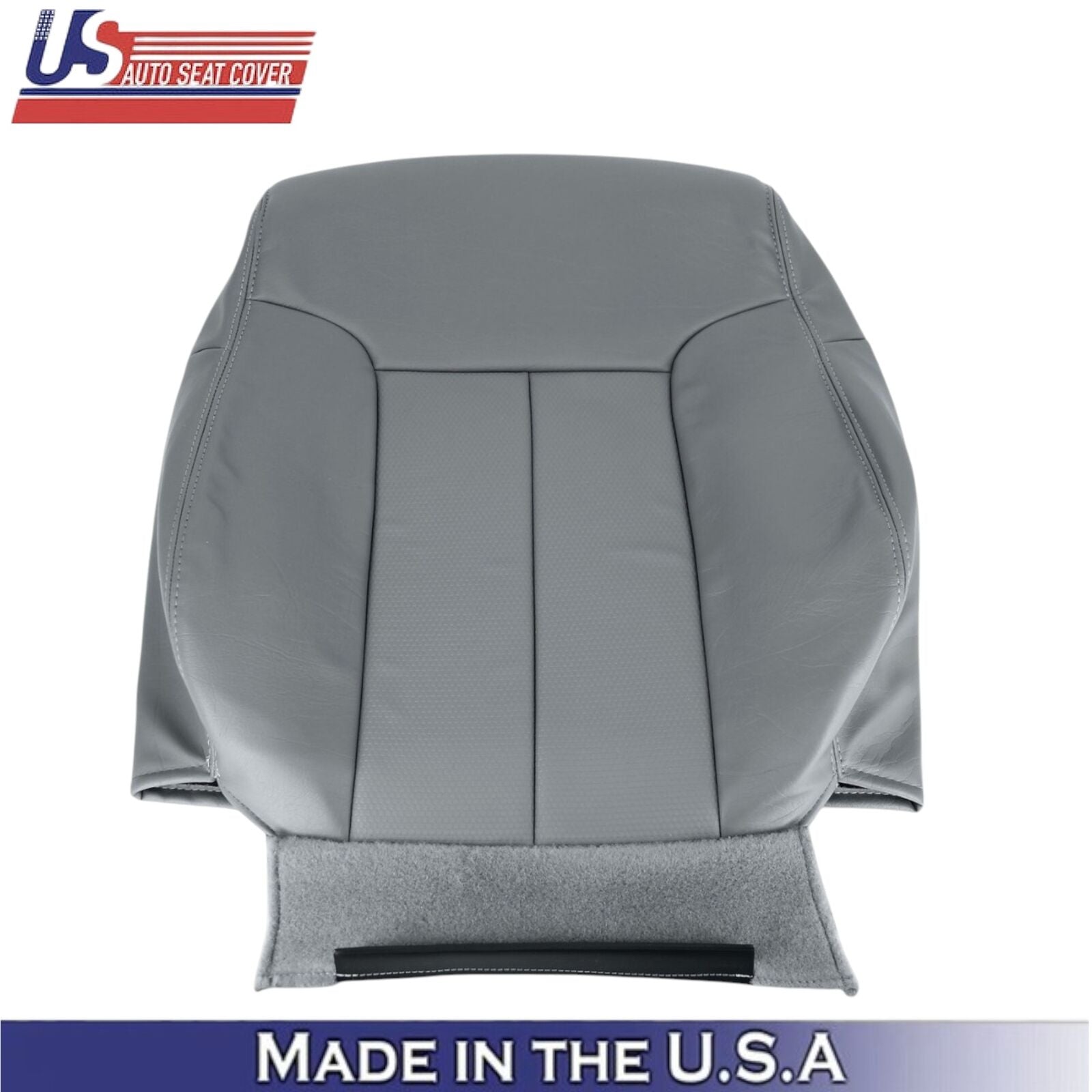2011-2016 For Ford F250 F350 XL WT Leatherette Passenger Side Seat Covers Gray