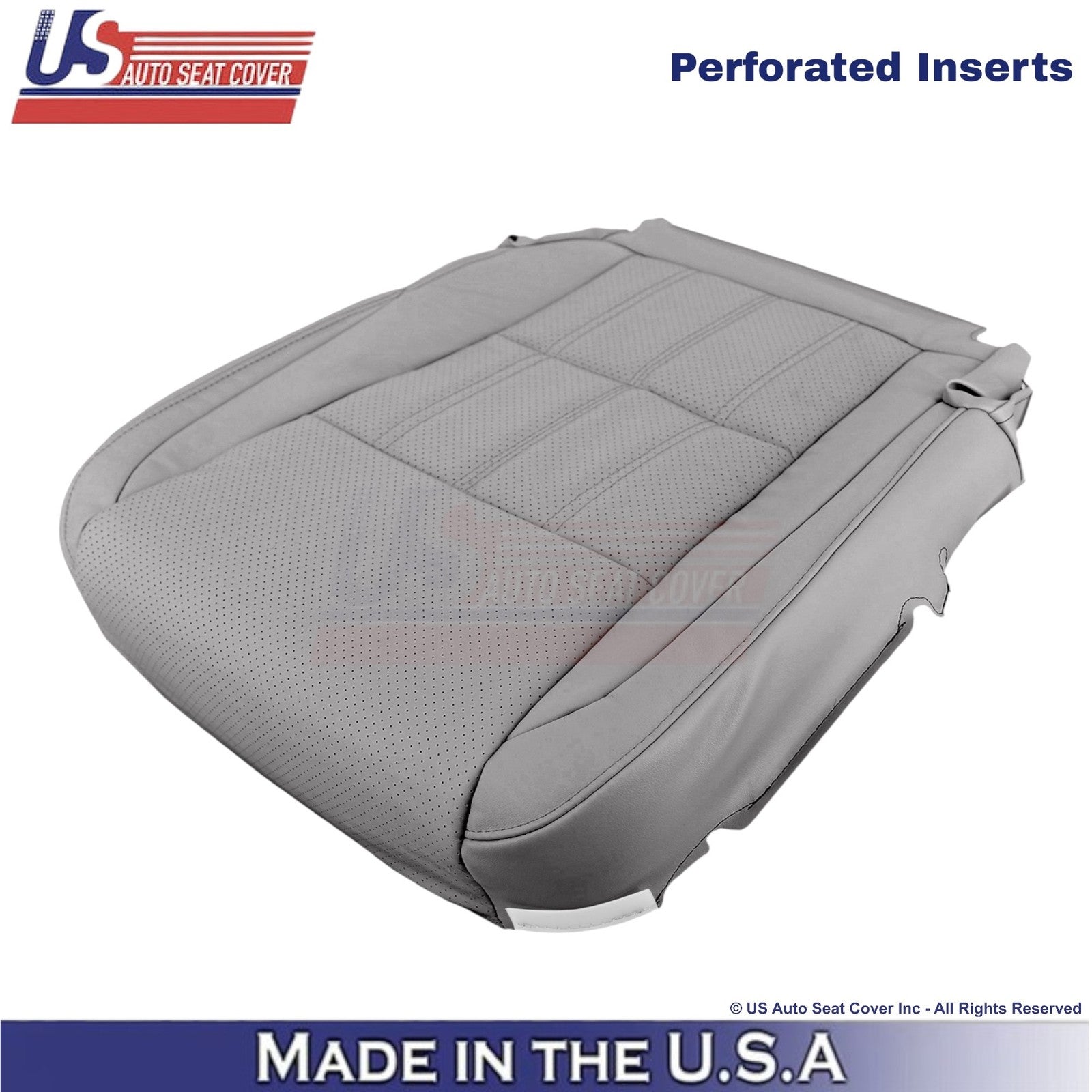 2016-2018 Fits Lexus ES 350 Leather Driver Bottom Replacement Cover Stratus Gray