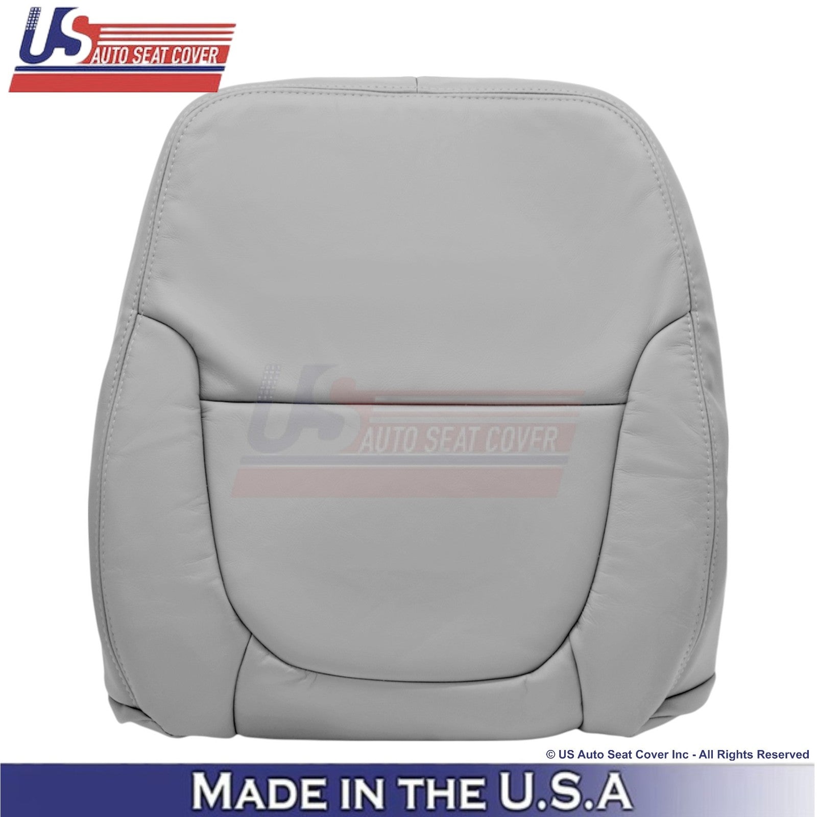2001-2004 Fits Toyota Tundra Front Genuine Leather Seat Covers Light Charcoal