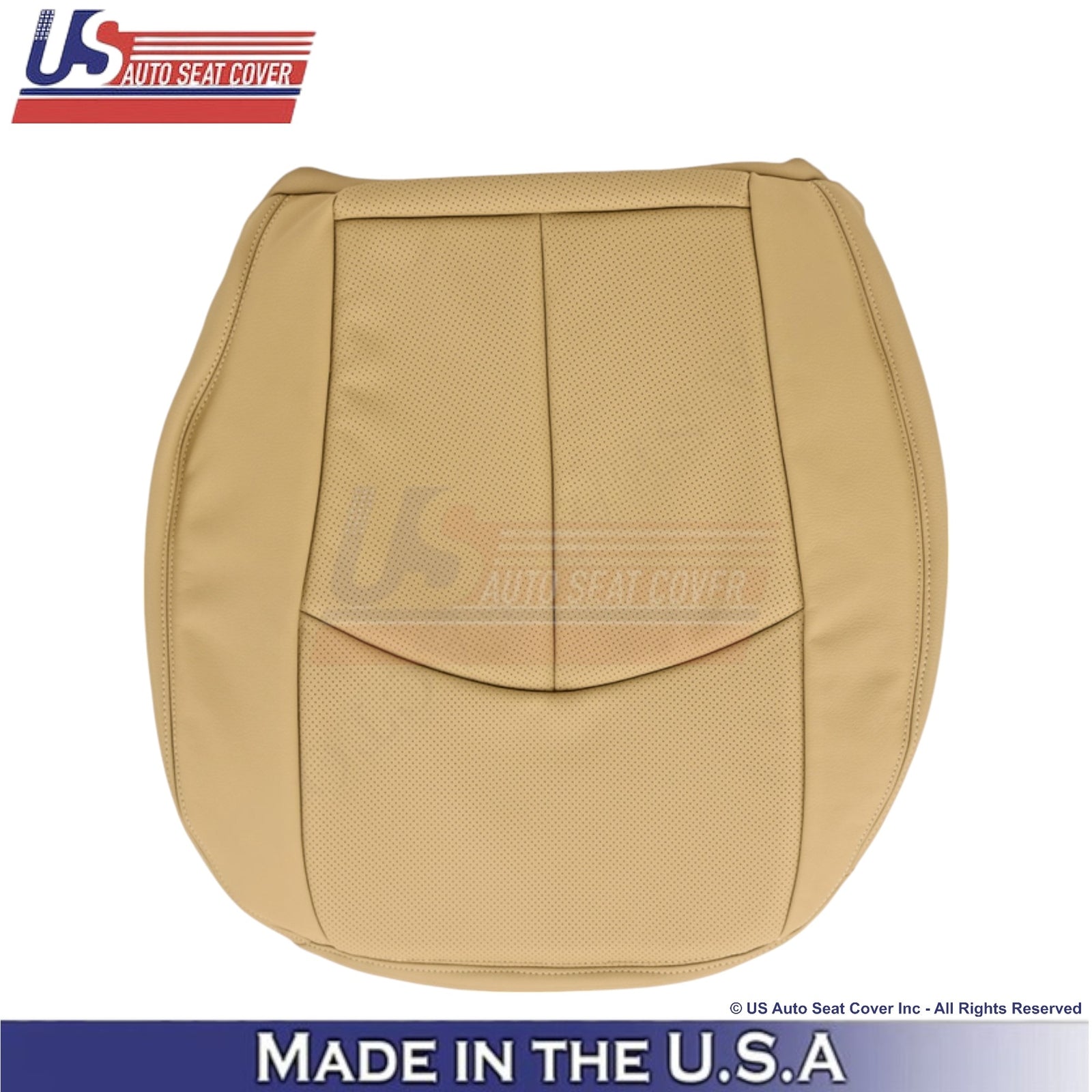 2002-2009 For Mercedes-Benz E-Class Leather Bottom Replacement Seat Covers Tan