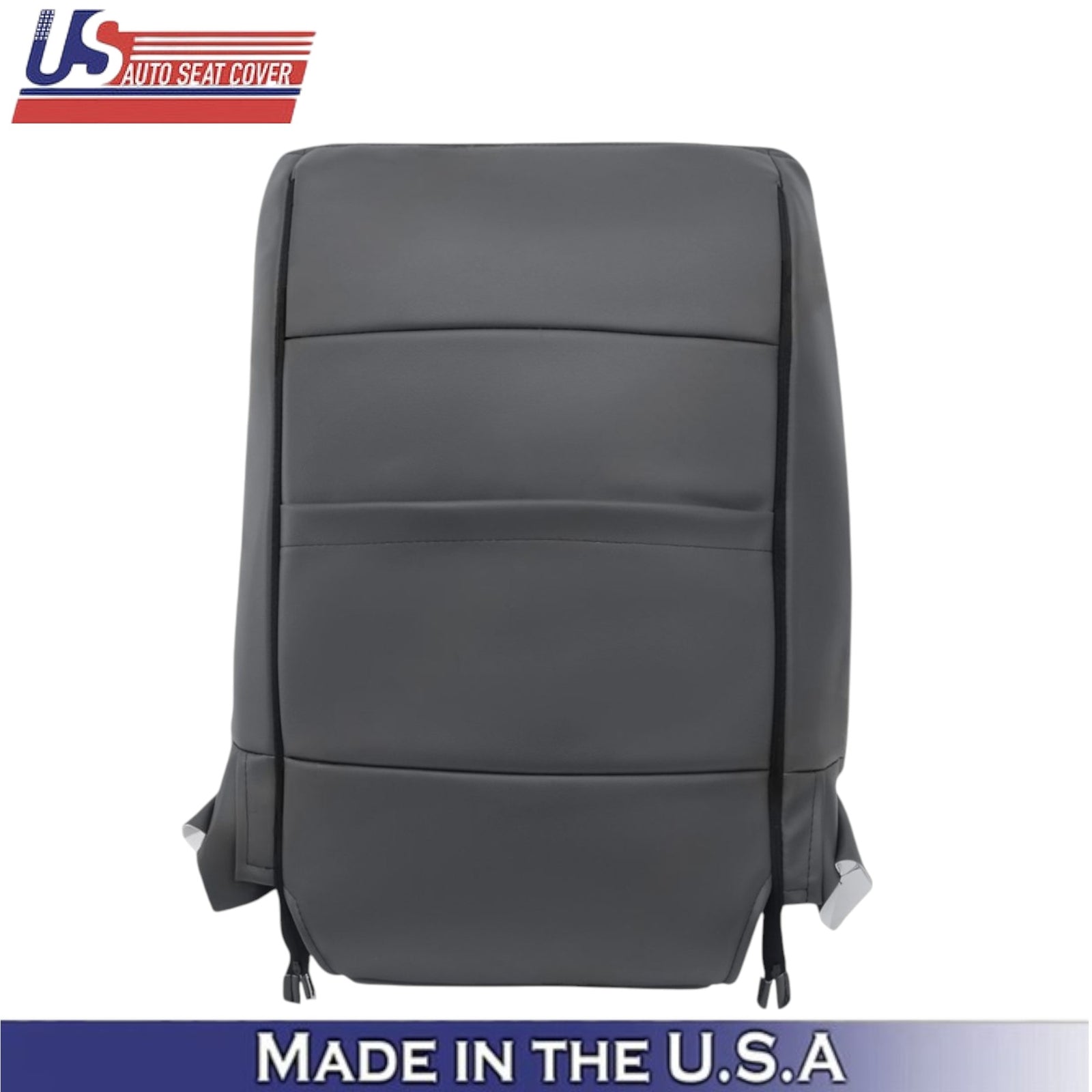 2005-2007 For Toyota Sequoia Leatherette Driver Top Seat Cover Dark Charcoal