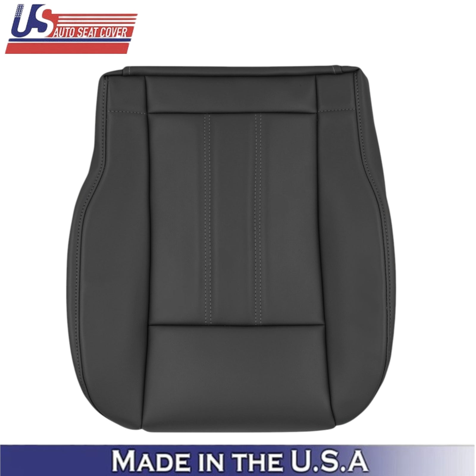 2008-2020 For Dodge Grand Caravan Leatherette Front Seat Covers Black