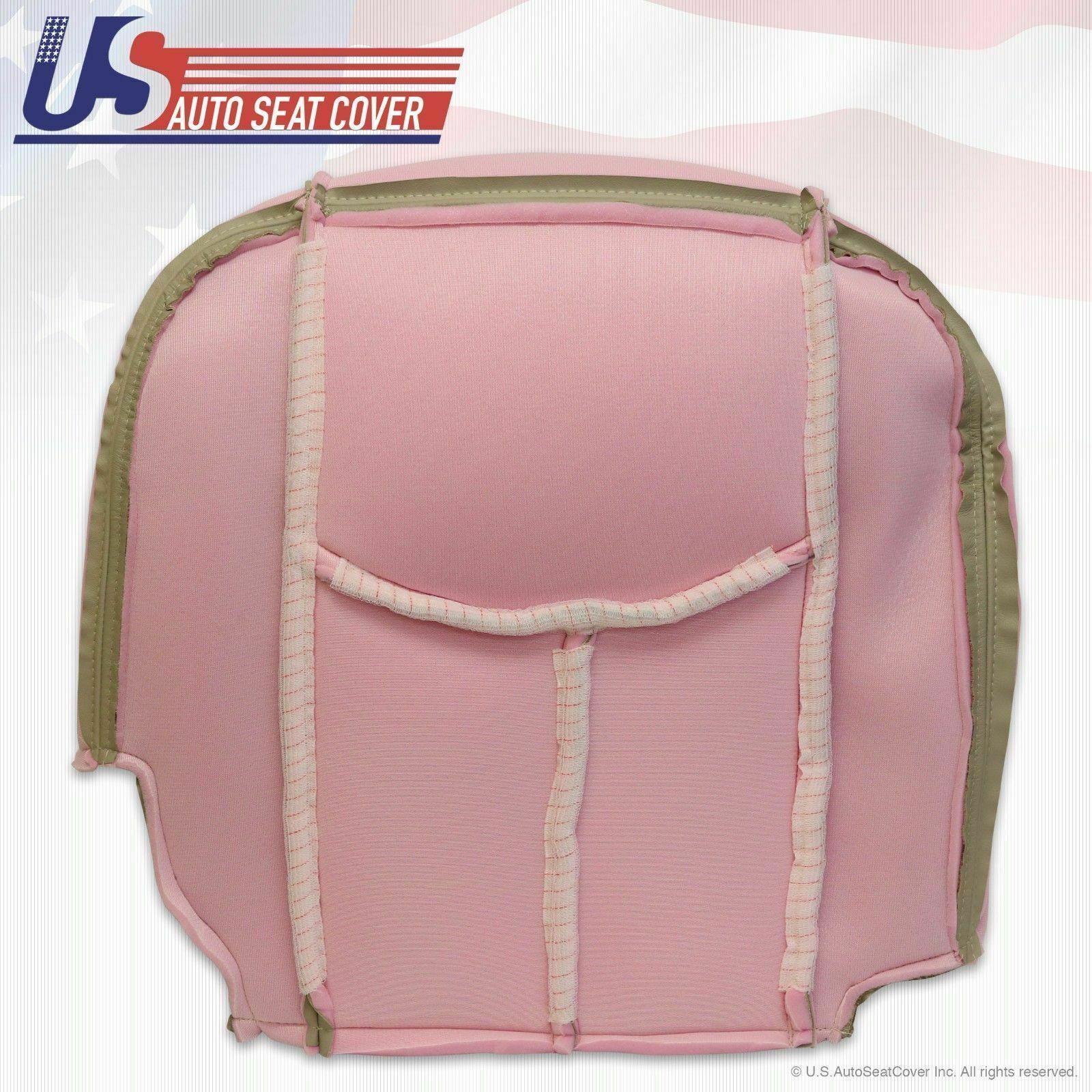 03 To 06 Tahoe Suburban Yukon Driver & passenger Bottom Leather Seat Covers Tan