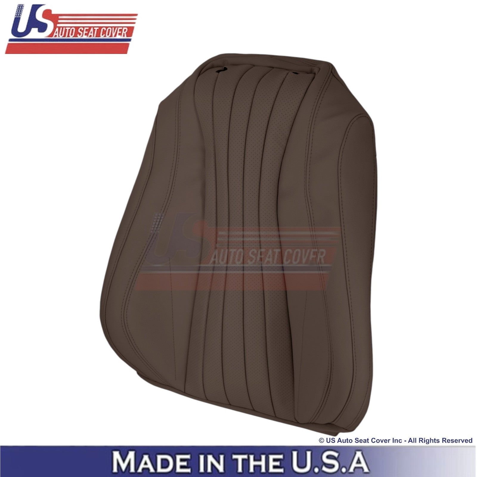 2017-2023 Fits Mercedes Benz E-Class Genuine Leather Front Seat Covers Nut Brown