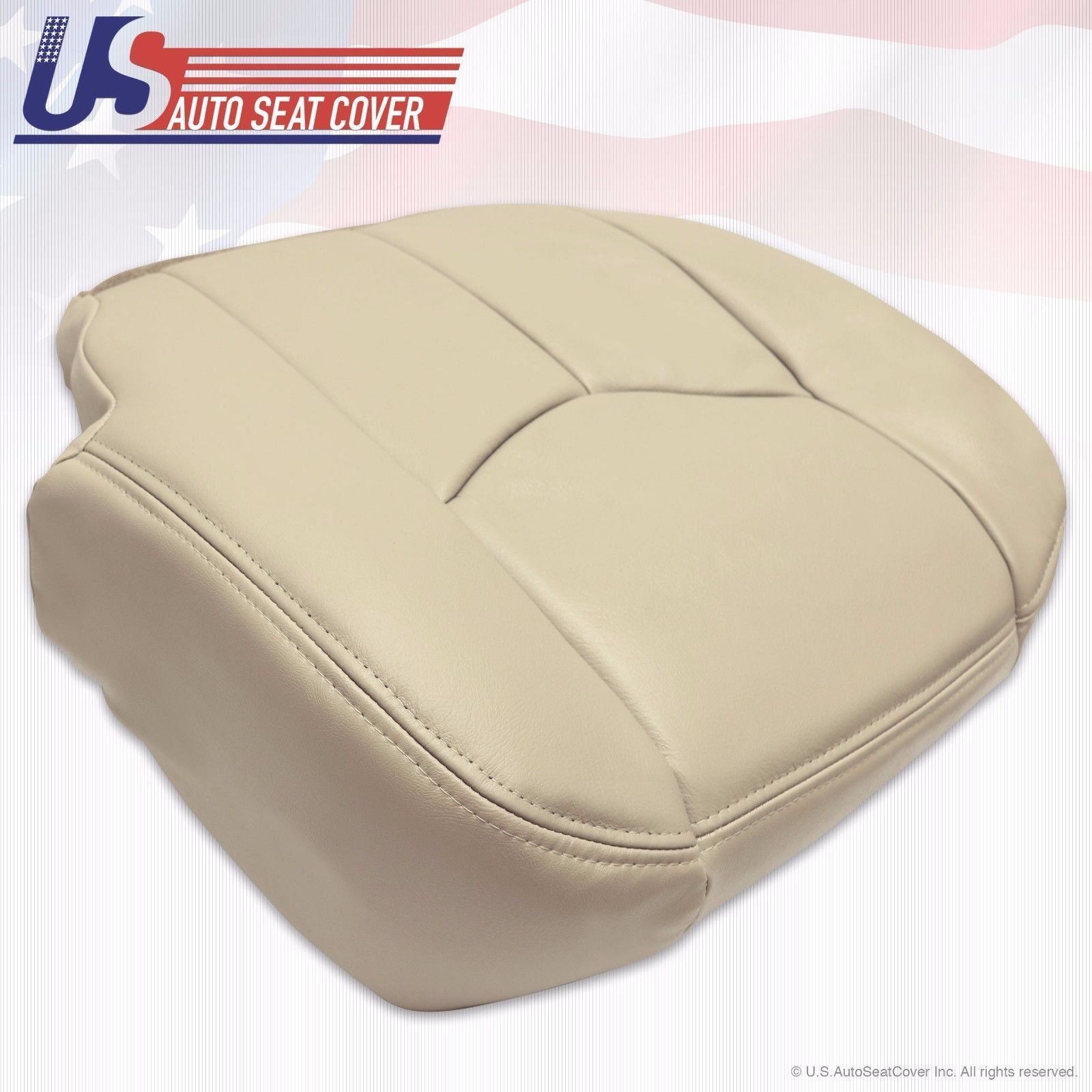 2006 Chevy Suburban LS Z71 Driver Synth Leather Seat Cover (Vinyl) Light Tan 522