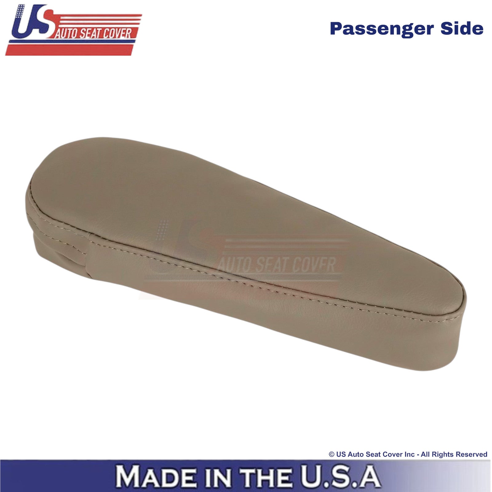 2000-2004 Fits Toyota Tundra Leatherette Passenger Armrest Replacement Cover Tan