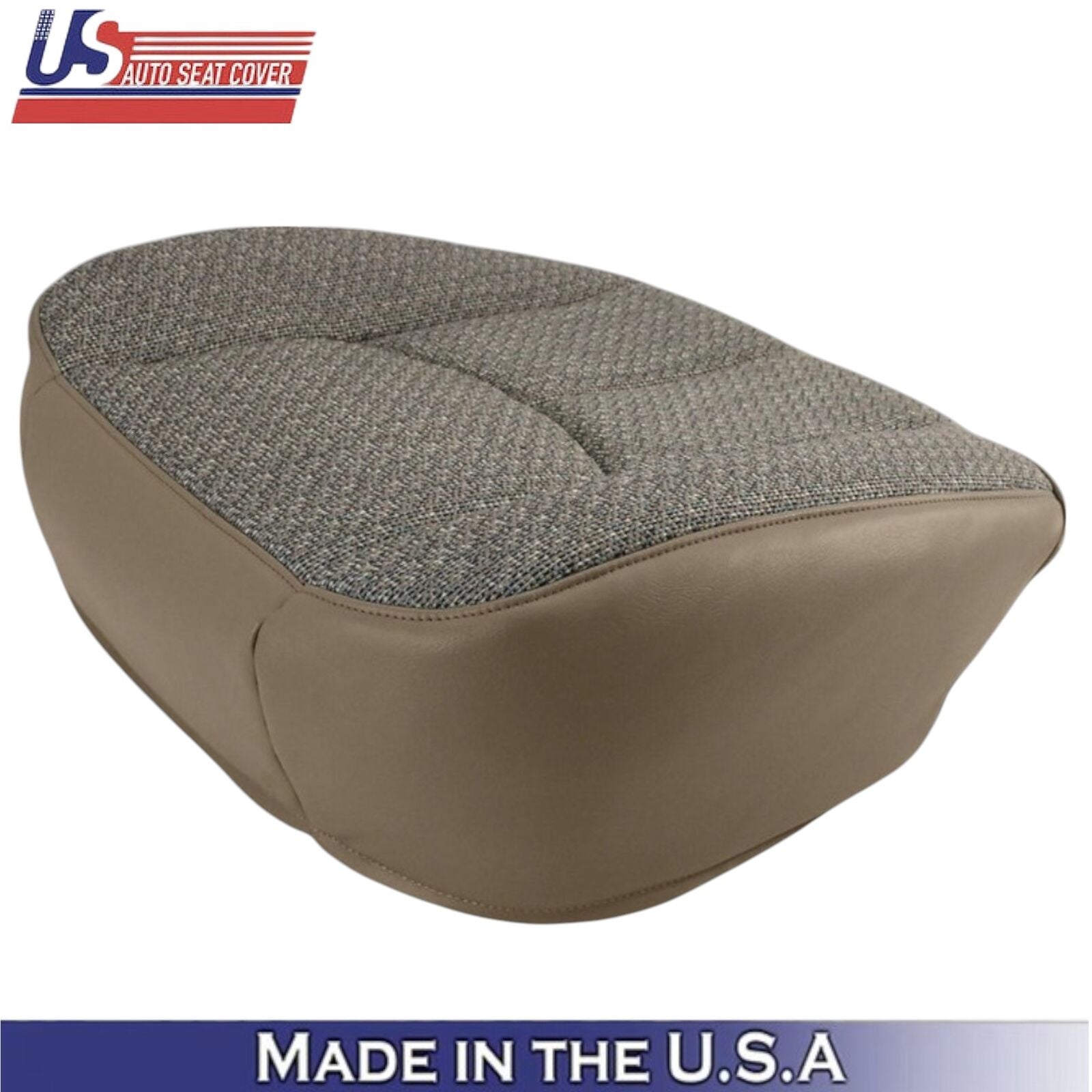 2003-2007 For Chevy Silverado 1500 Cloth Fabric Front Bottom Seat Covers Tan