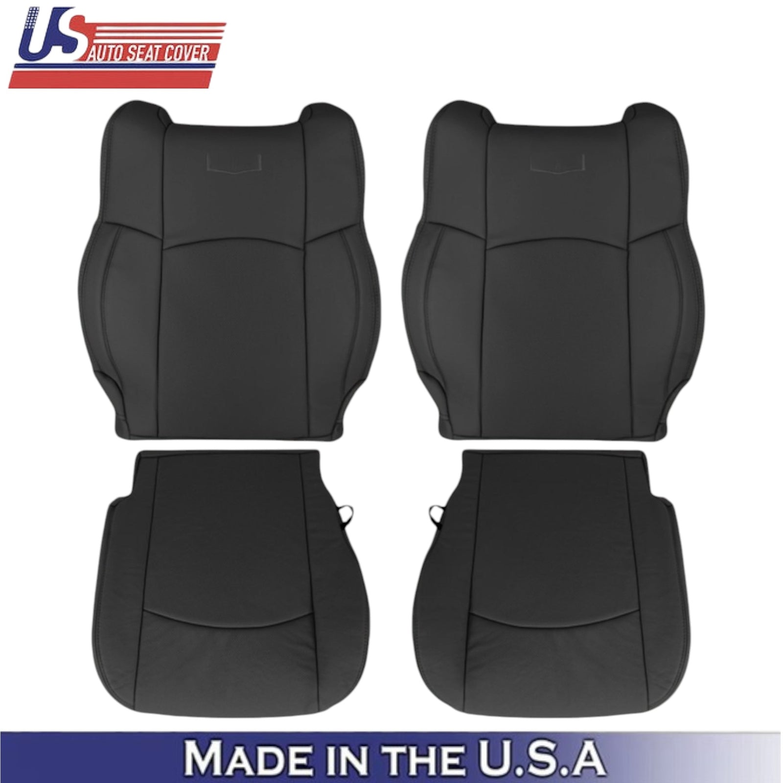2009-2012 For Dodge Ram 2500 Laramie Leatherette Front Seat Covers Dark Slate
